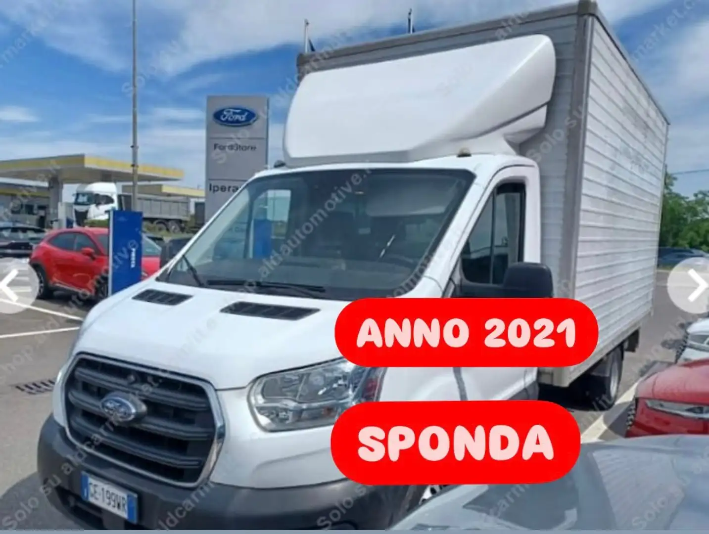 Ford Transit 2.0tdci MHEV 170cv FURGONATO CON SPONDA Bianco - 2