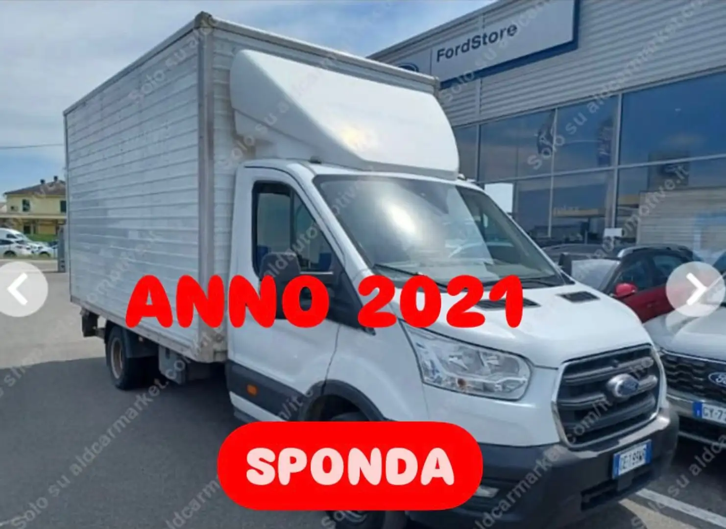 Ford Transit 2.0tdci MHEV 170cv FURGONATO CON SPONDA Bianco - 1