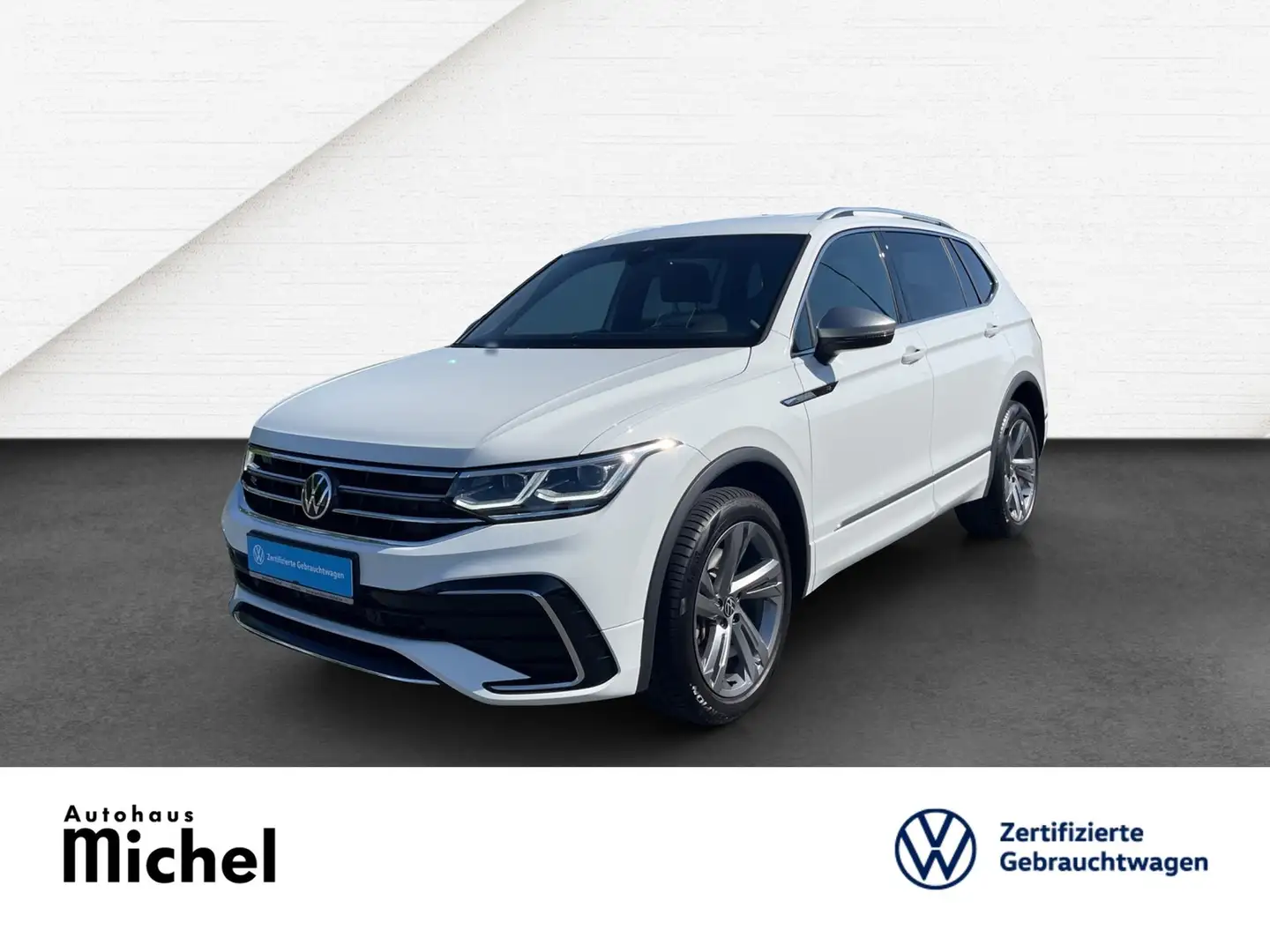 Volkswagen Tiguan Allspace TDI DSG 4M R-Line 572,-mtl. ohne Anzahlung Bianco - 1