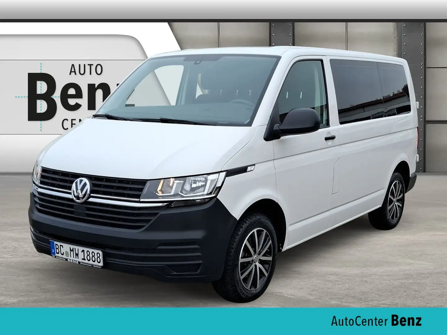 Volkswagen T6.1 Kombi TDI KR *9 SITZE*3-3-3*FLÜGELTÜREN*AHK Klima Blanco - 1