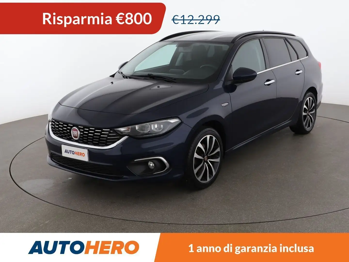 Fiat Tipo 1.6 JTDM Lounge SW Blu/Azzurro - 1
