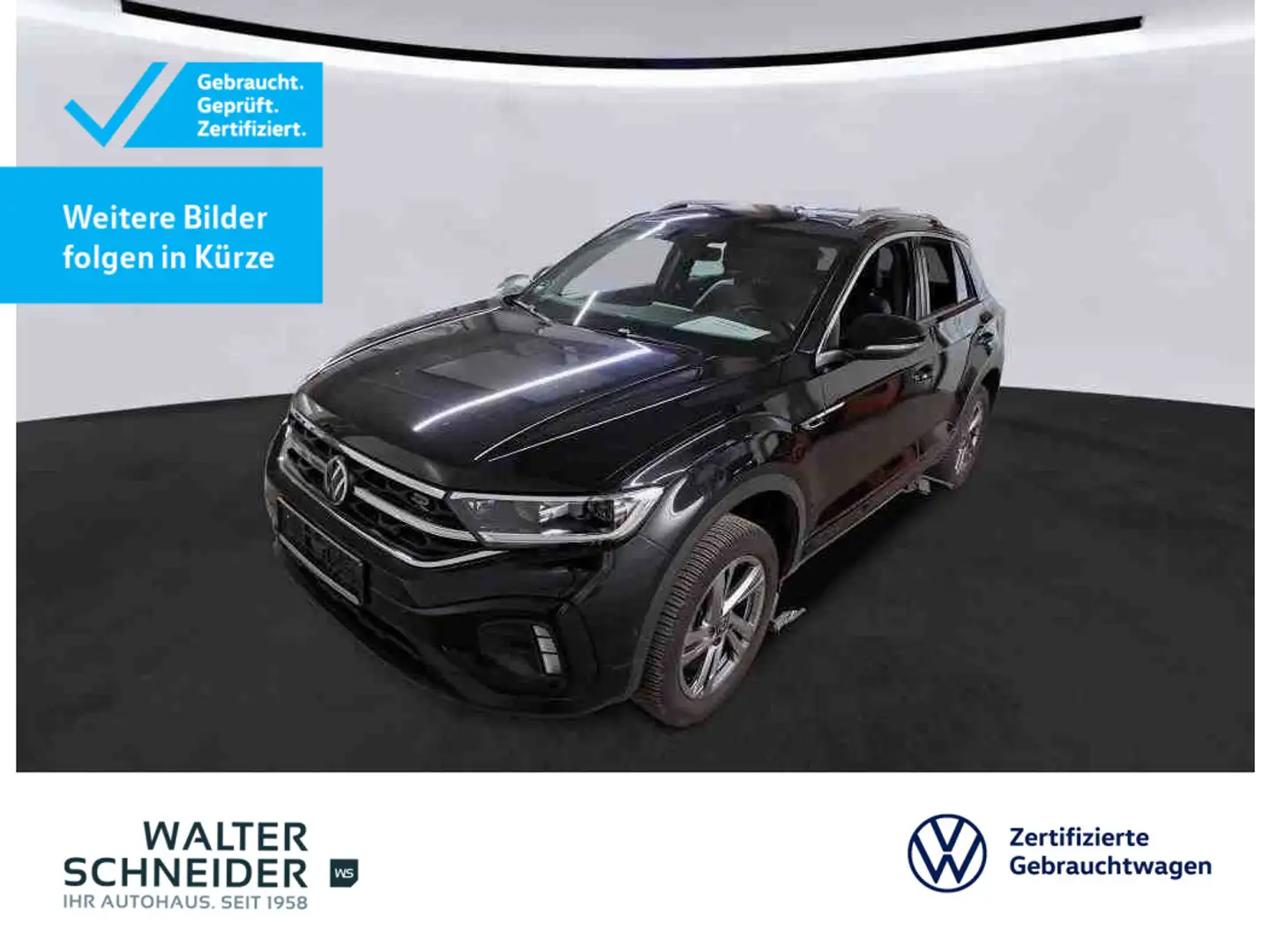 Volkswagen T-Roc 1.0 TSI R-Line Navi LEDplus ACC Schwarz - 1