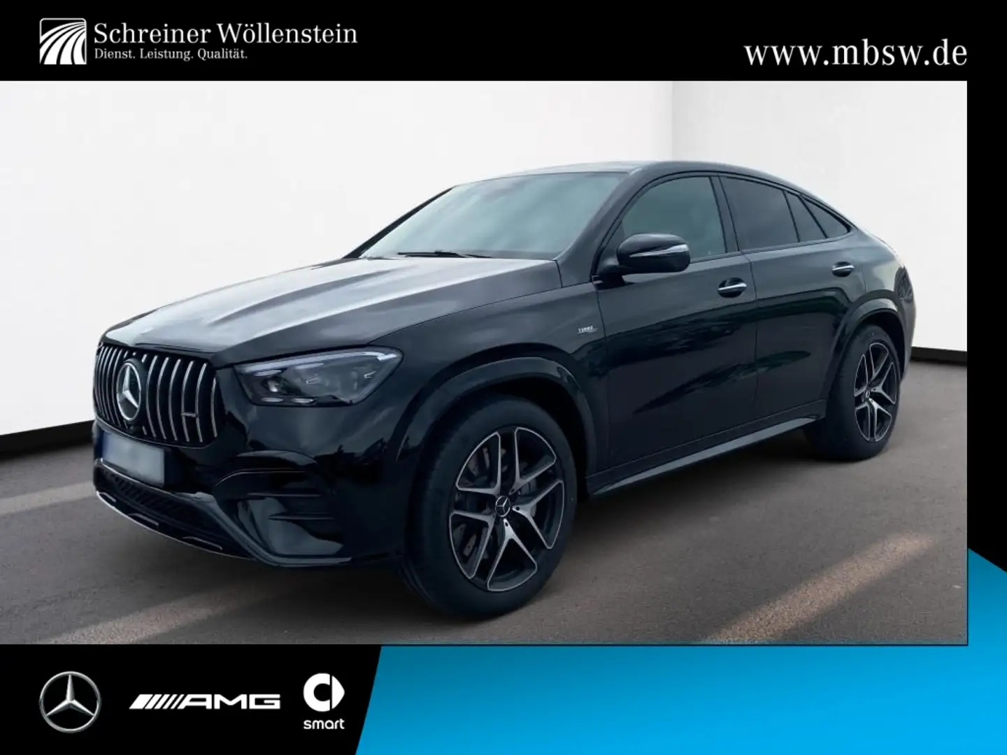 Mercedes-Benz GLE 53 AMG 4m+ C Night*HUD*Pano*AHK*Sitzkli*Burm Nero - 1