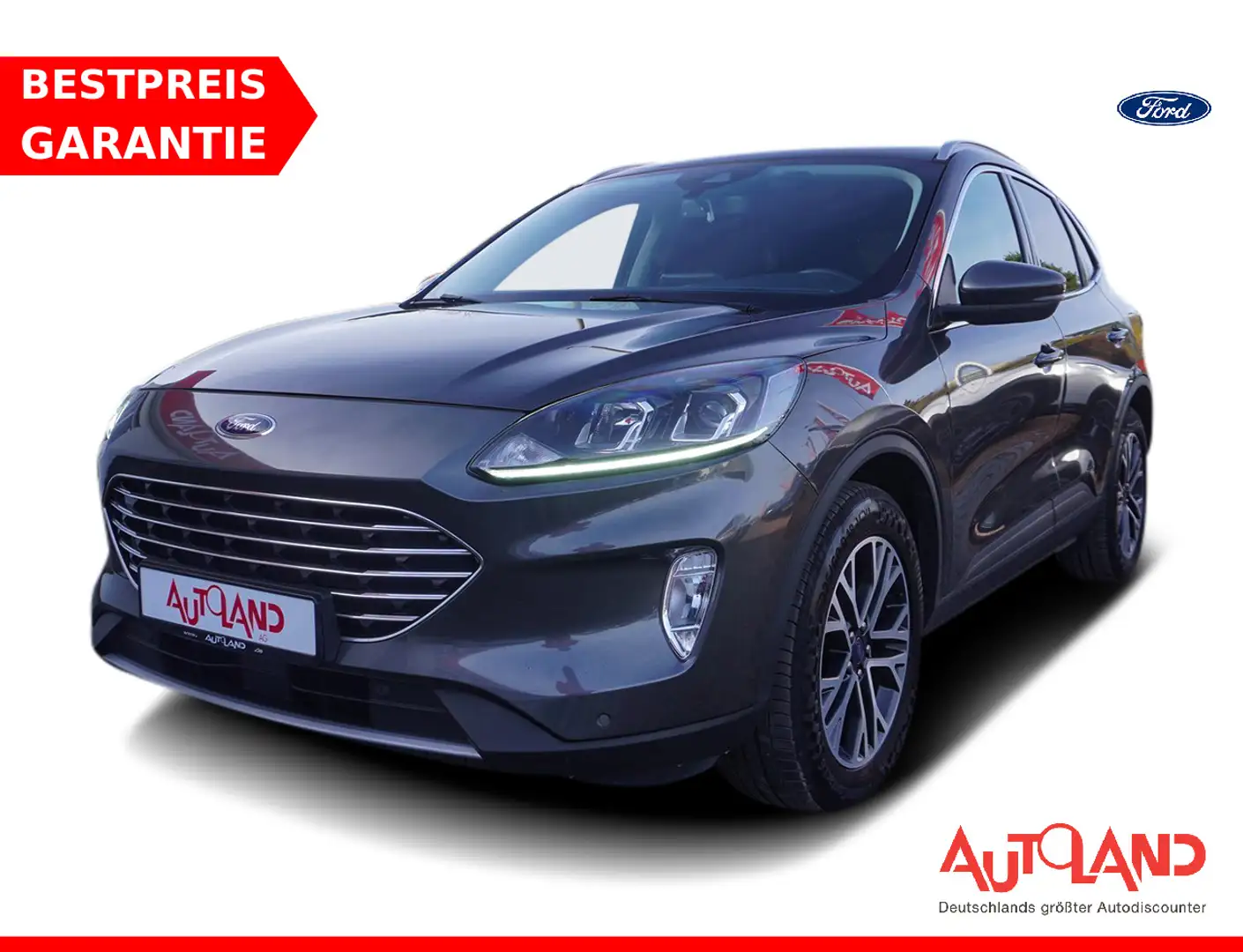 Ford Kuga 2.0 M-Hybrid Titanium LED Navi Kamera AHK Gris - 1