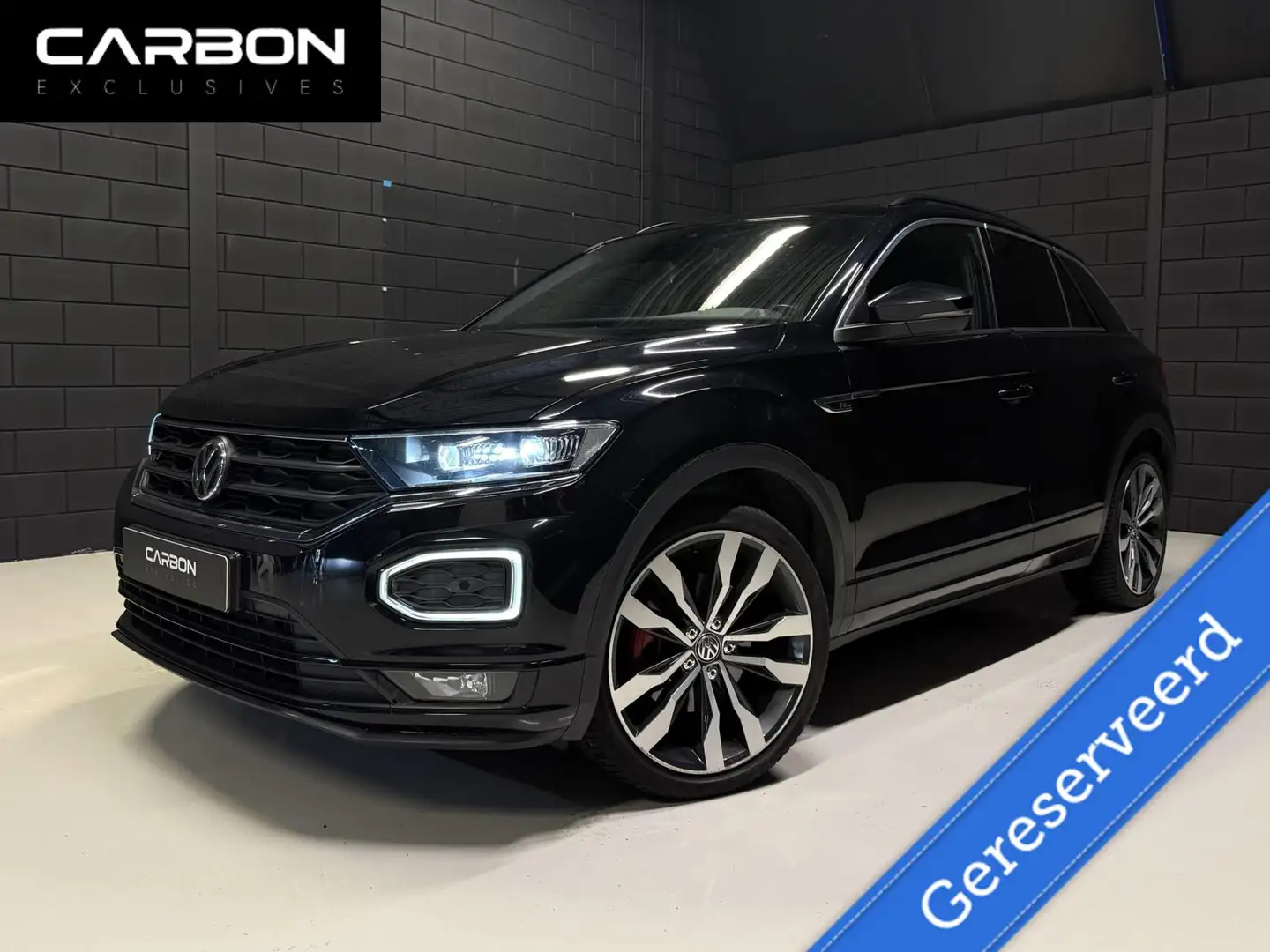 Volkswagen T-Roc 2.0 TSI 4Motion Sport | 3x R-Line | CarPlay Zwart - 1