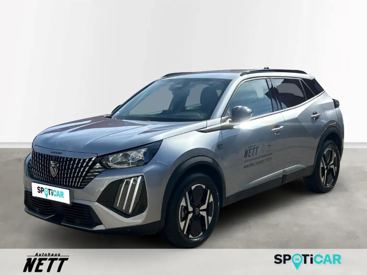 Peugeot 2008 Allure Mild-Hybrid 145 e-DSC6 verfügbar ab 23.10.2 Silber - 1