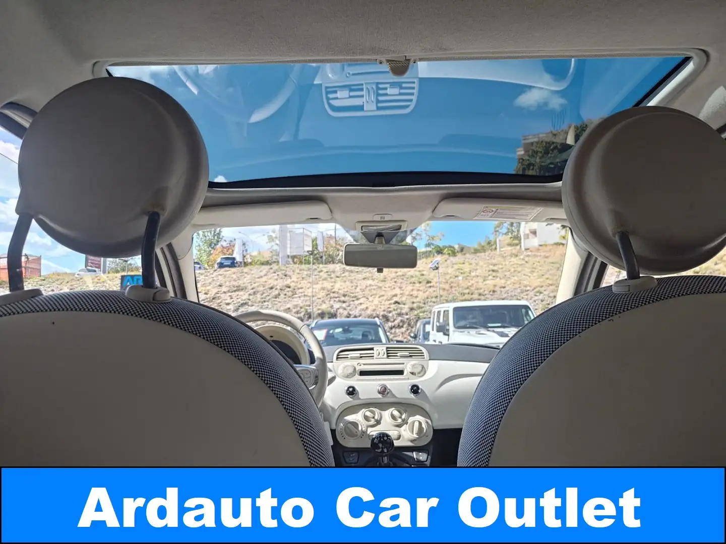 Fiat 500 Fiat 500 1.3 mjt Lounge 95 cv Blanc - 2