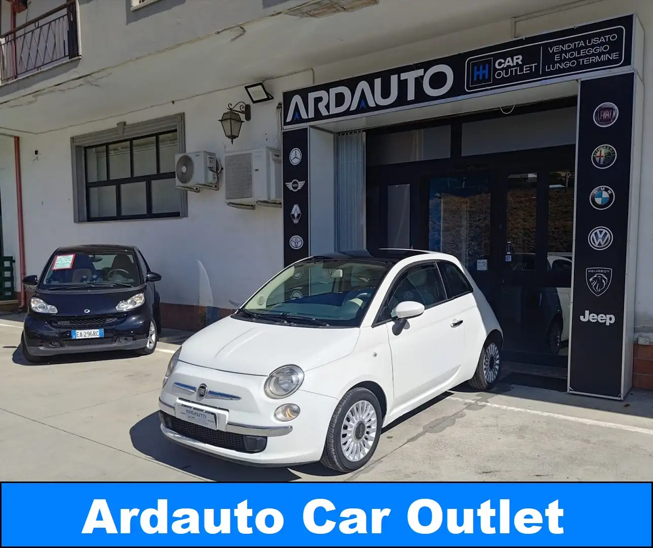 Fiat 500 Fiat 500 1.3 mjt Lounge 95 cv Blanc - 1