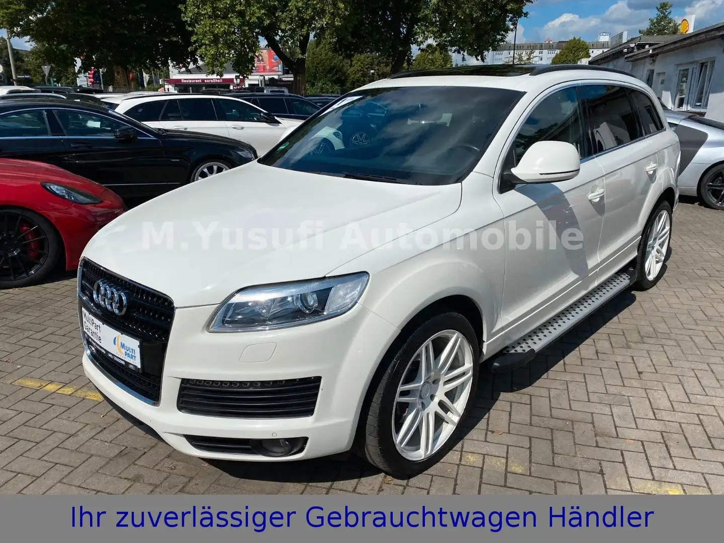 Audi Q7 3.0 TDI QUATTRO S-LINE PANORAMA|AHK Blanc - 1