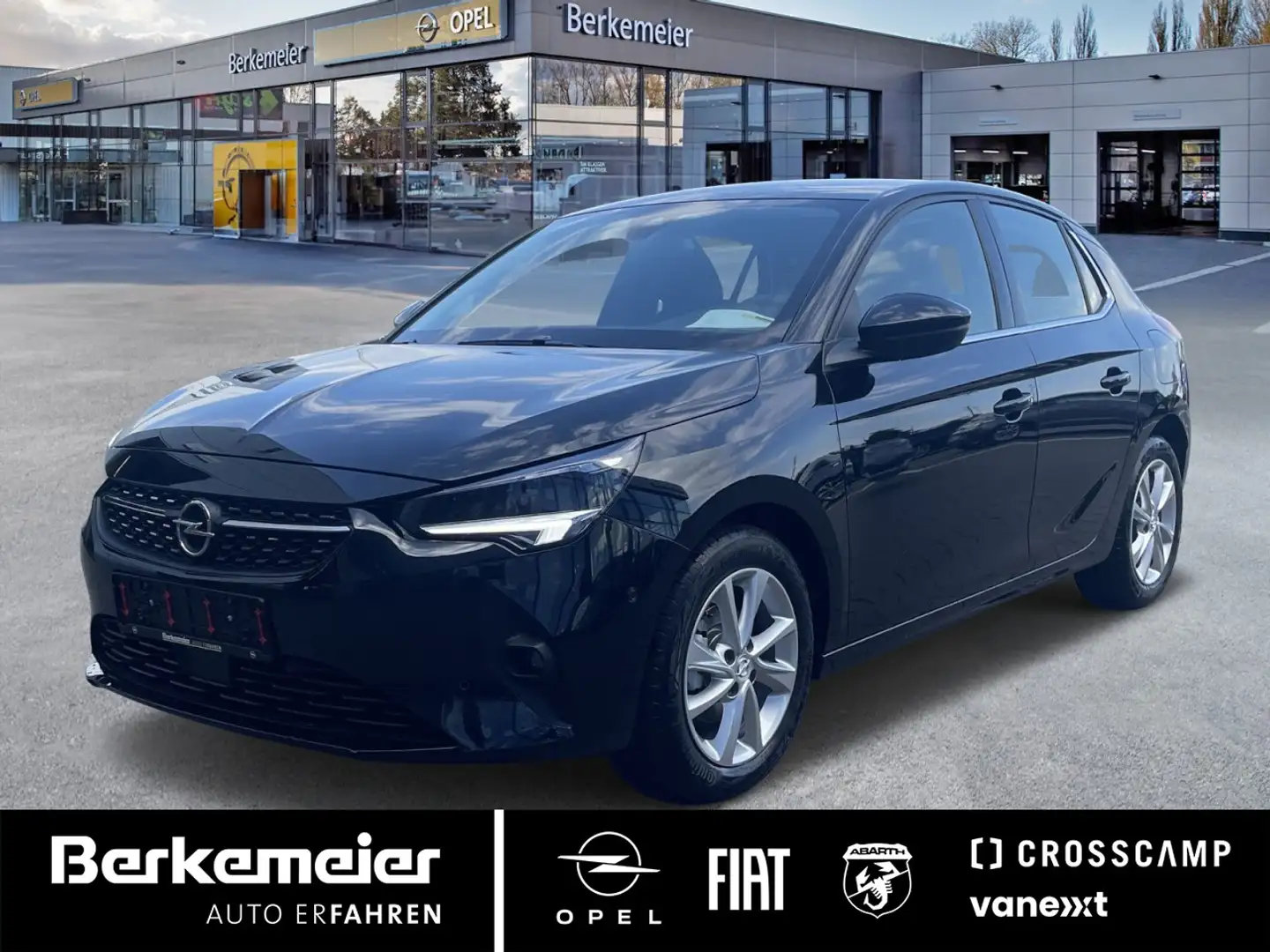 Opel Corsa Elegance 1.2 *Navi/Sitzheiz/Parkpilot* Zwart - 1