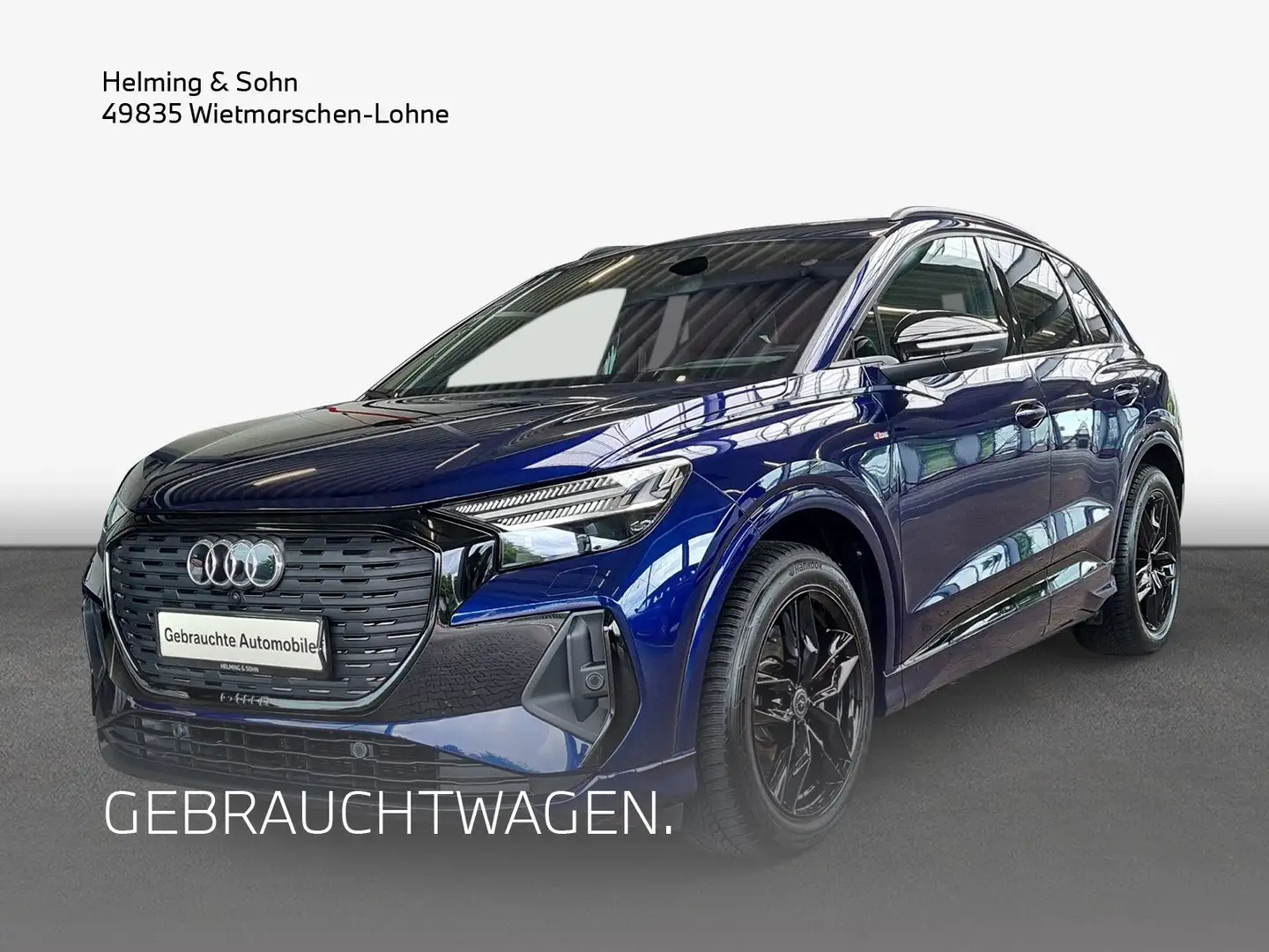 Audi Q4 e-tron 40 S line Head-Up Matrix-LED Sonos Sound uvm. Blau - 1
