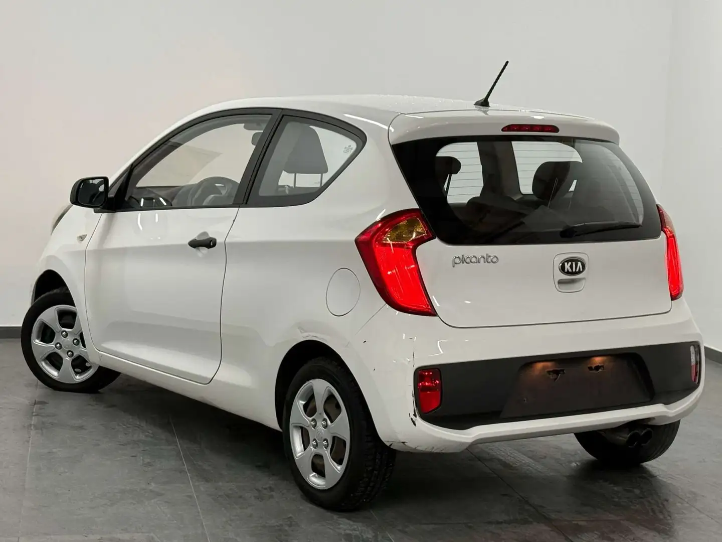 Kia Picanto 1.0i Sense Airco - 1erMain Blanc - 2