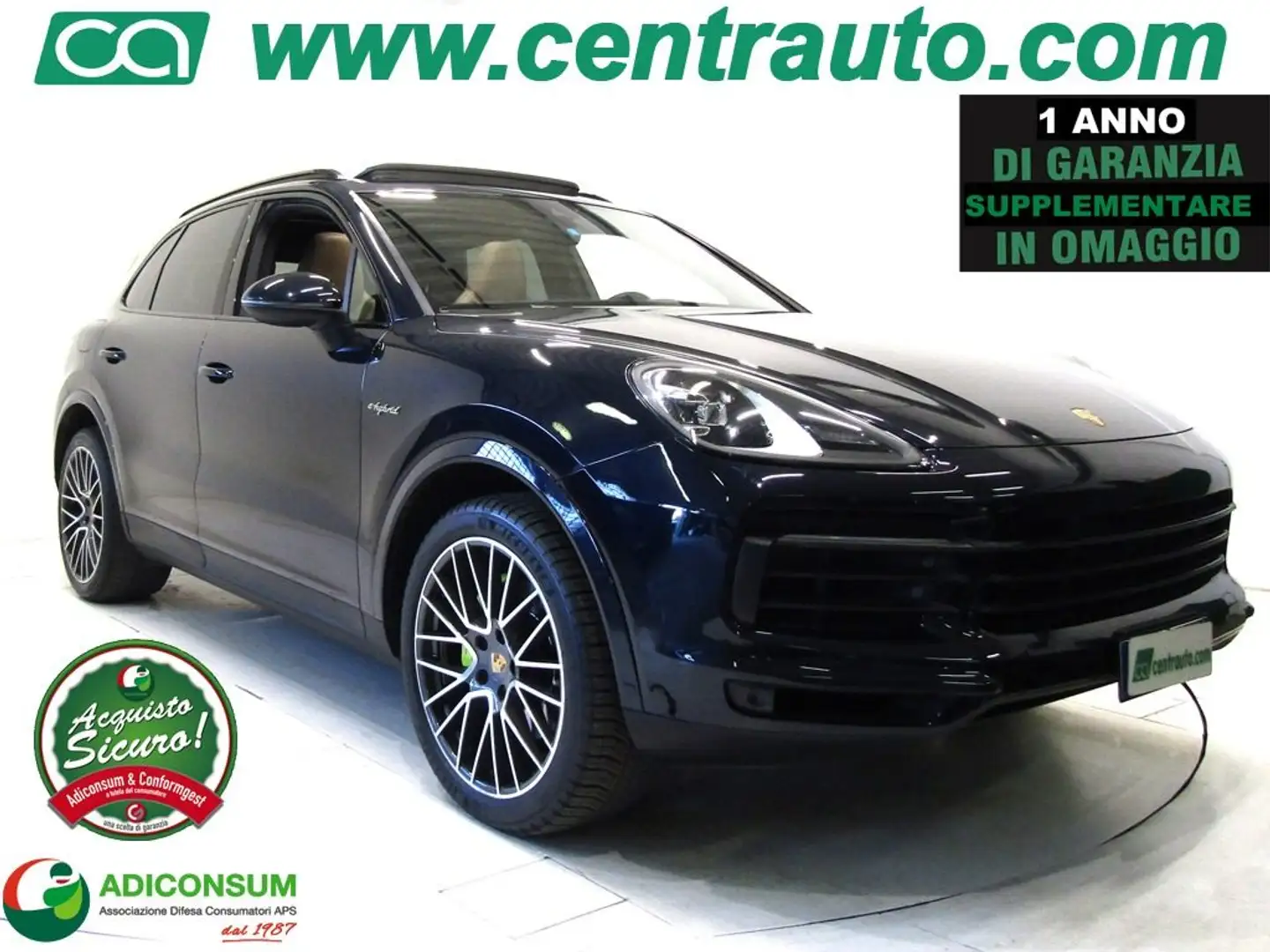 Porsche Cayenne 3.0 V6 E-Hybrid Aut. 462 CV * PELLE * TETTO * Azul - 1