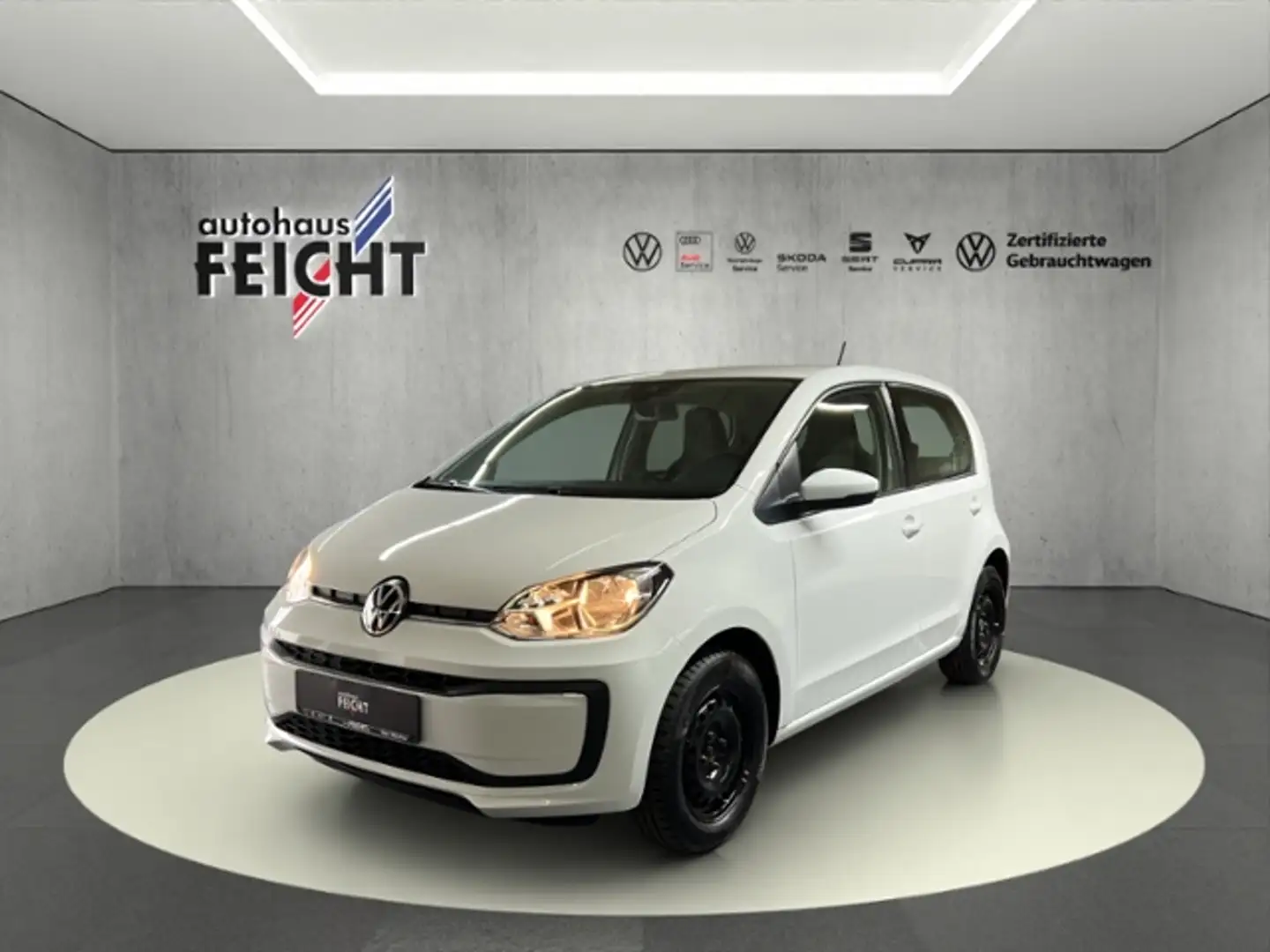 Volkswagen up! 1.0 move up!+MAPS&MORE+RFK+DAB+GRA+KLIMA Blanc - 1