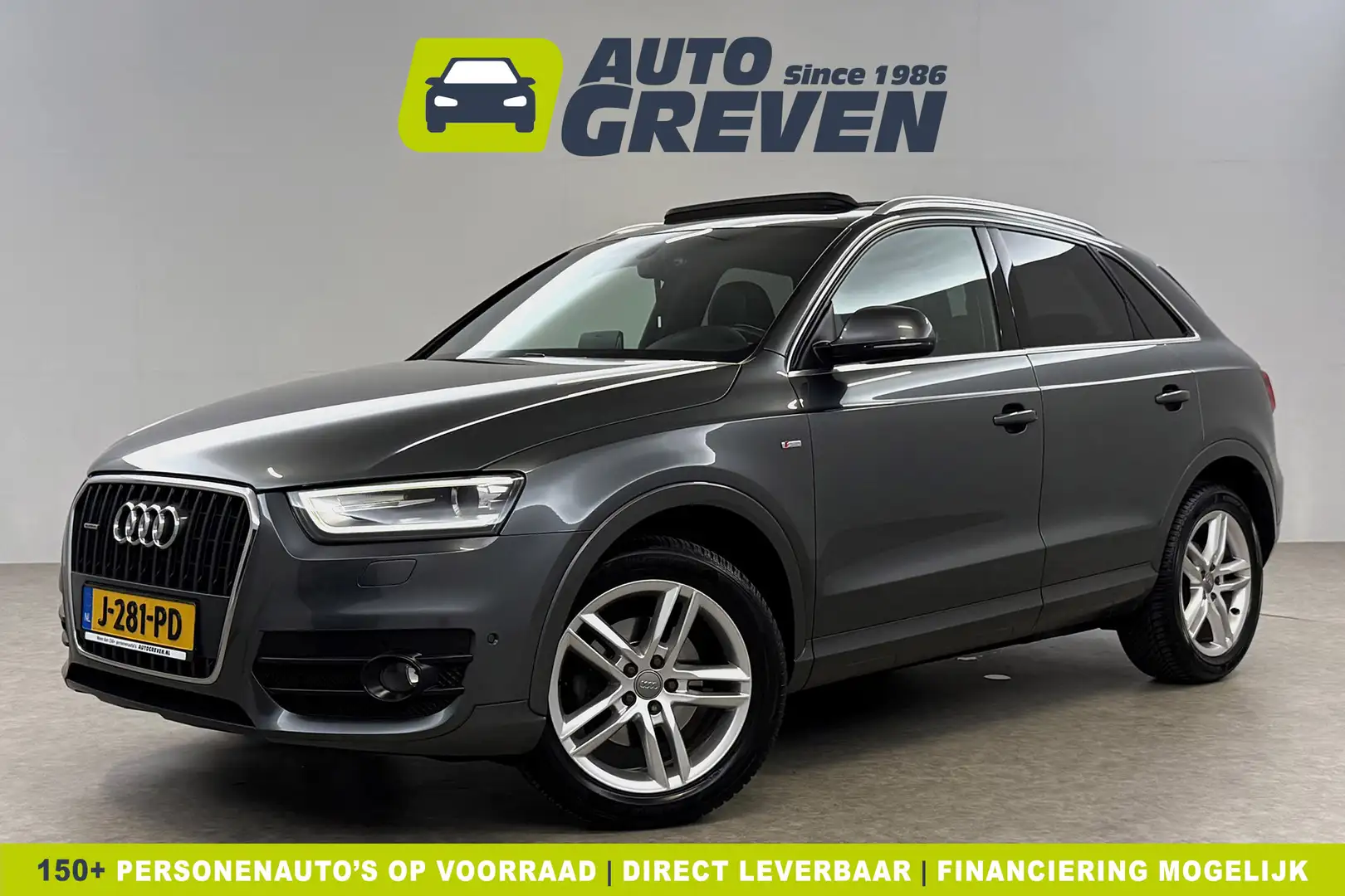Audi Q3 2.0 TFSI quattro S-Line 170PK Pano LED Camera Trek Grau - 1