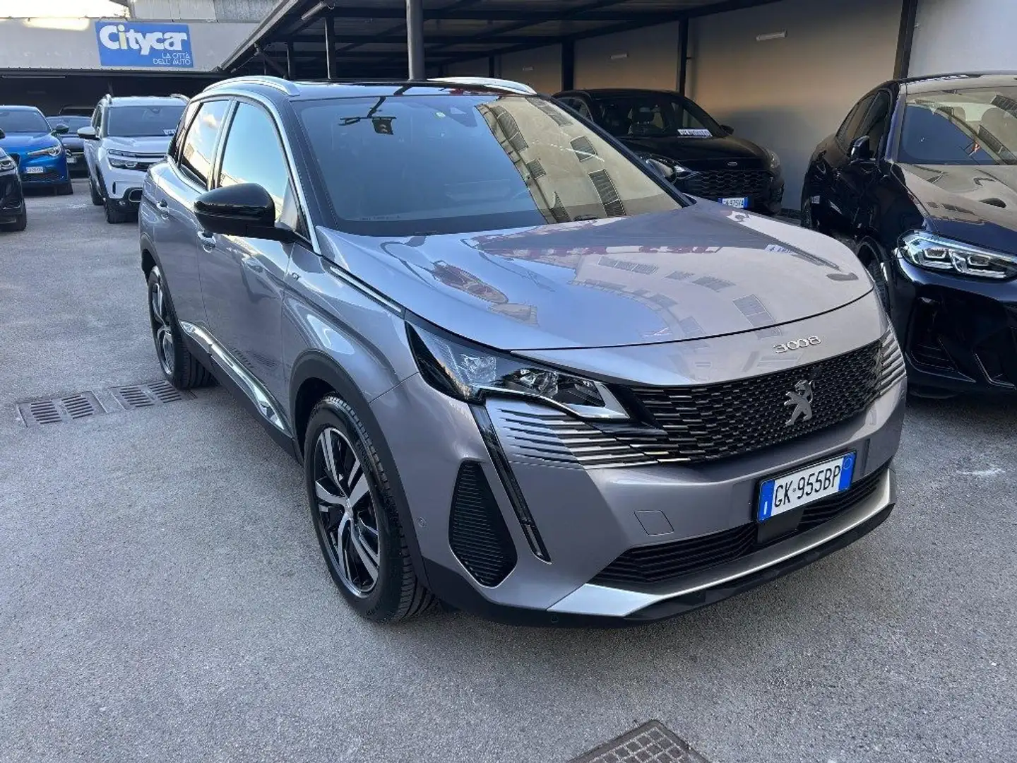 Peugeot 3008 BlueHDi 130 S&S EAT8 GT + TETTO Gris - 2