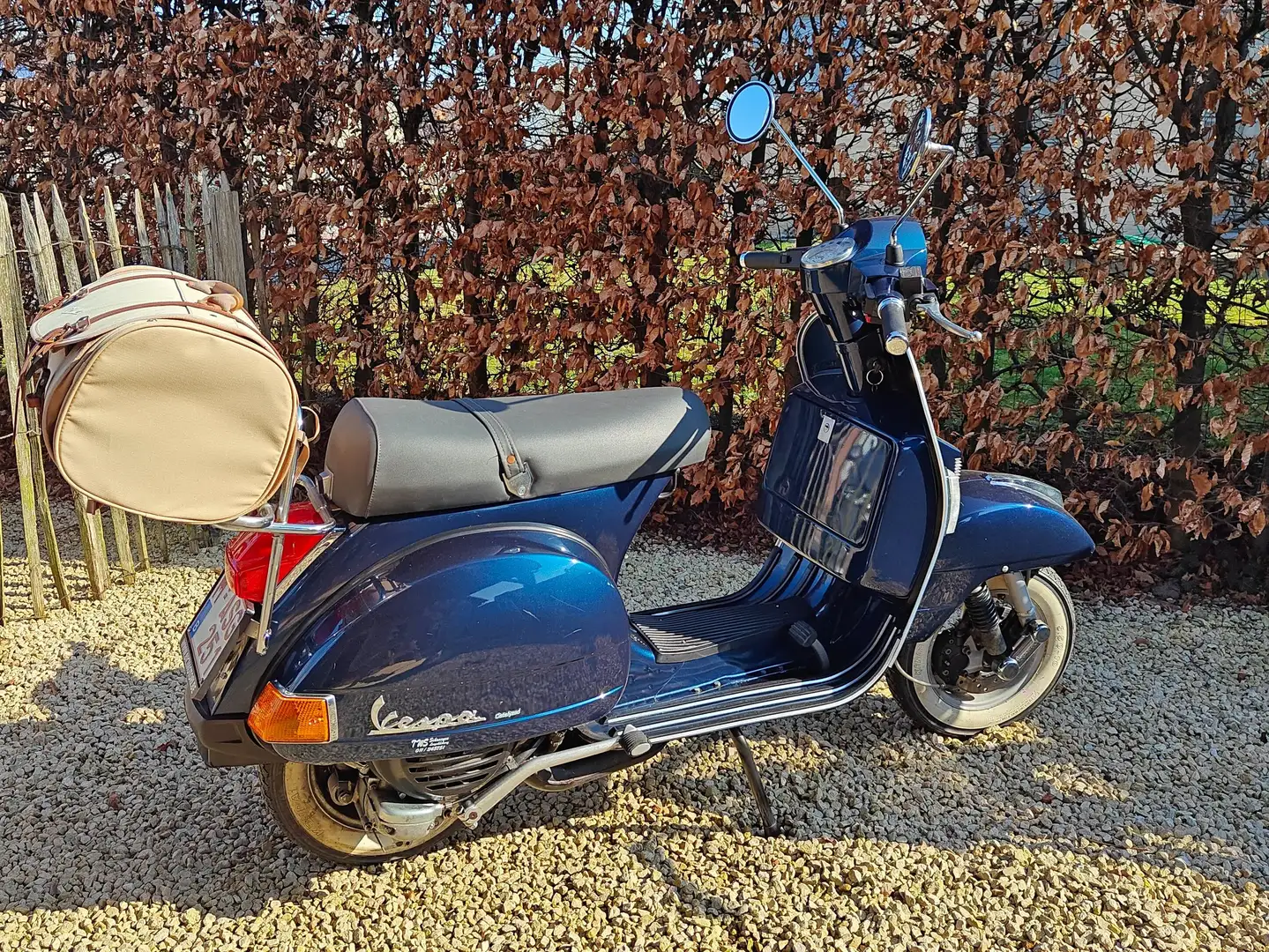 Vespa P 125 Blauw - 2