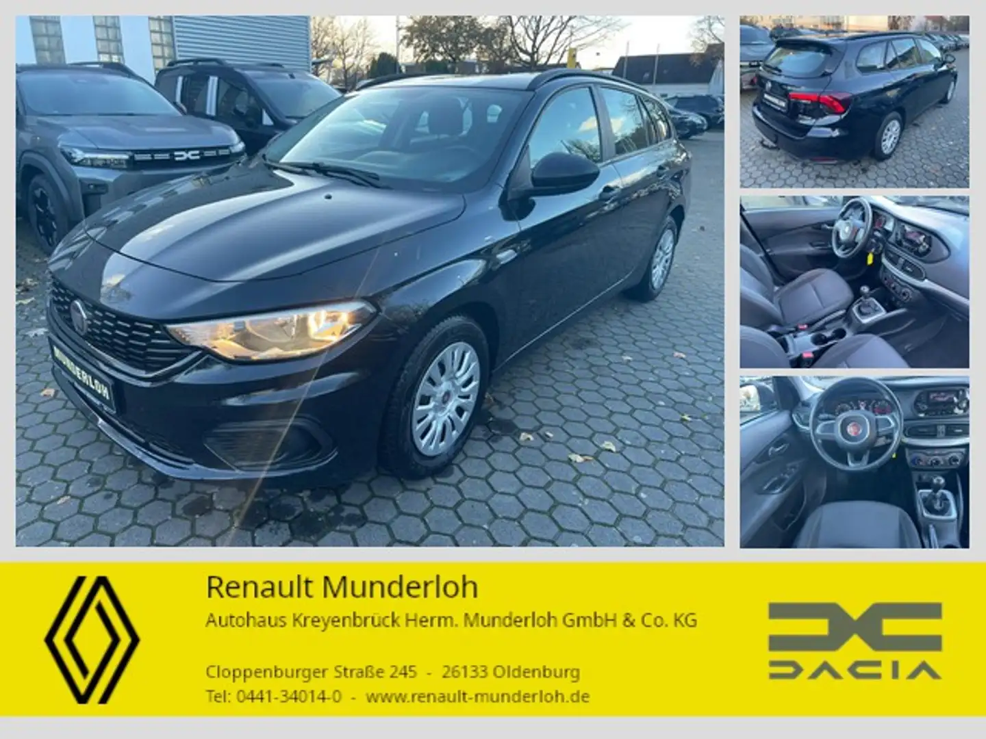 Fiat Tipo Pop Zwart - 1