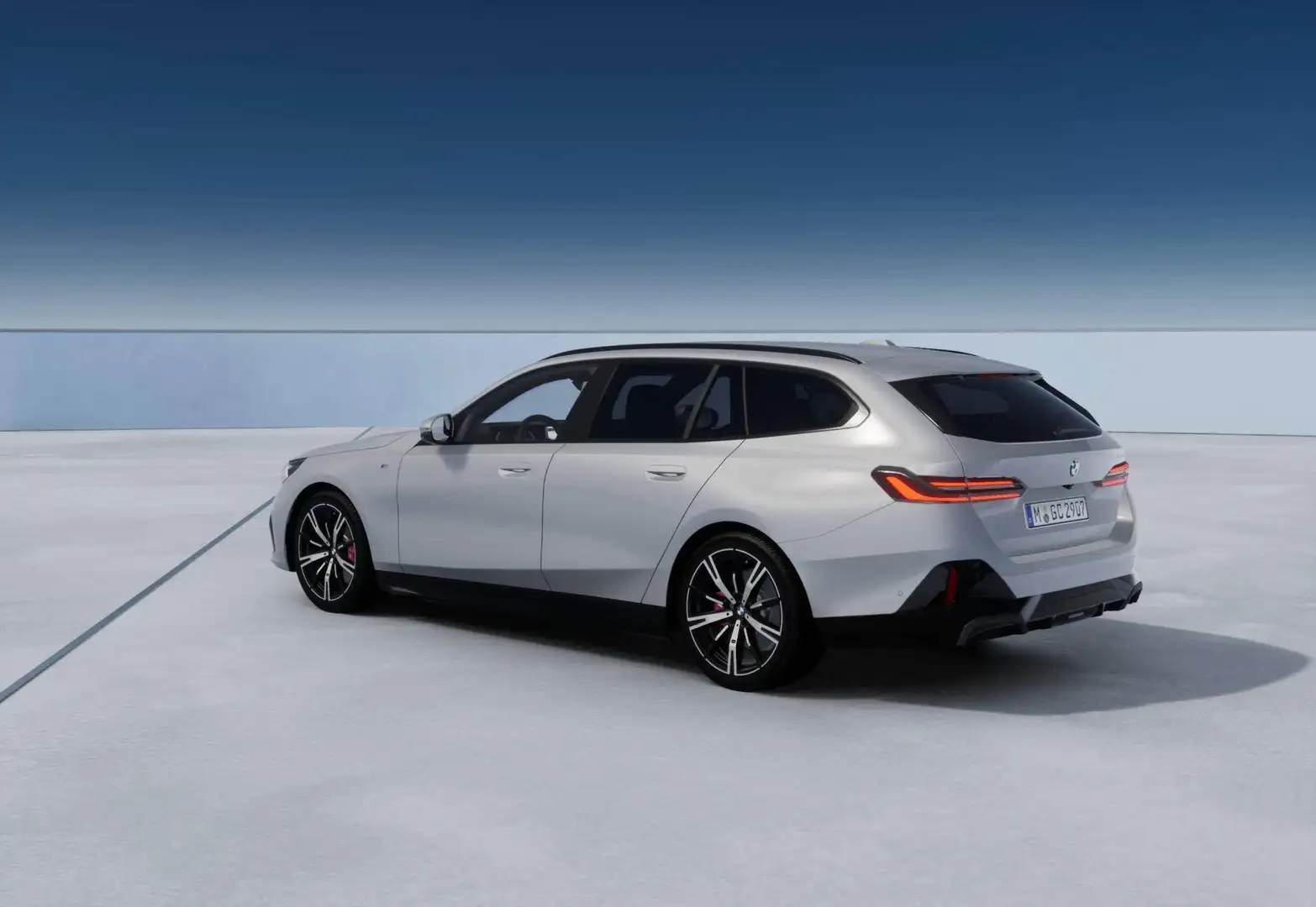 BMW 520 520d Touring 48V sDrive MSport Pro Grigio - 2