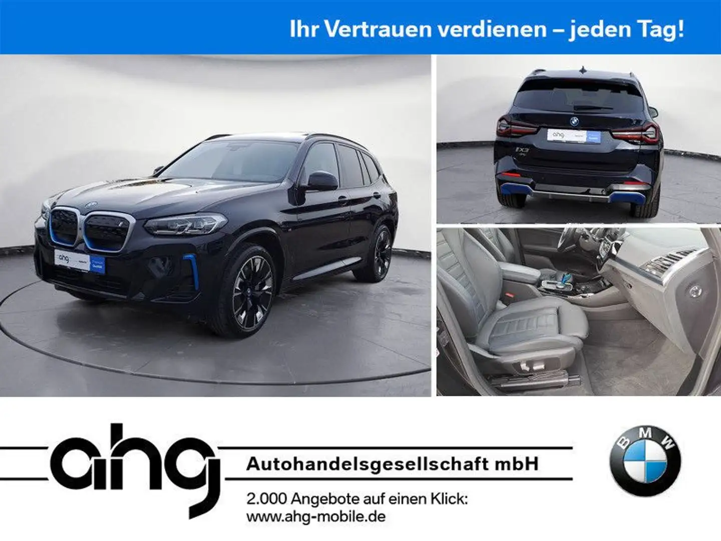 BMW iX3 M Sportpaket Aktive Geschw. Head-Up Harman K Schwarz - 1