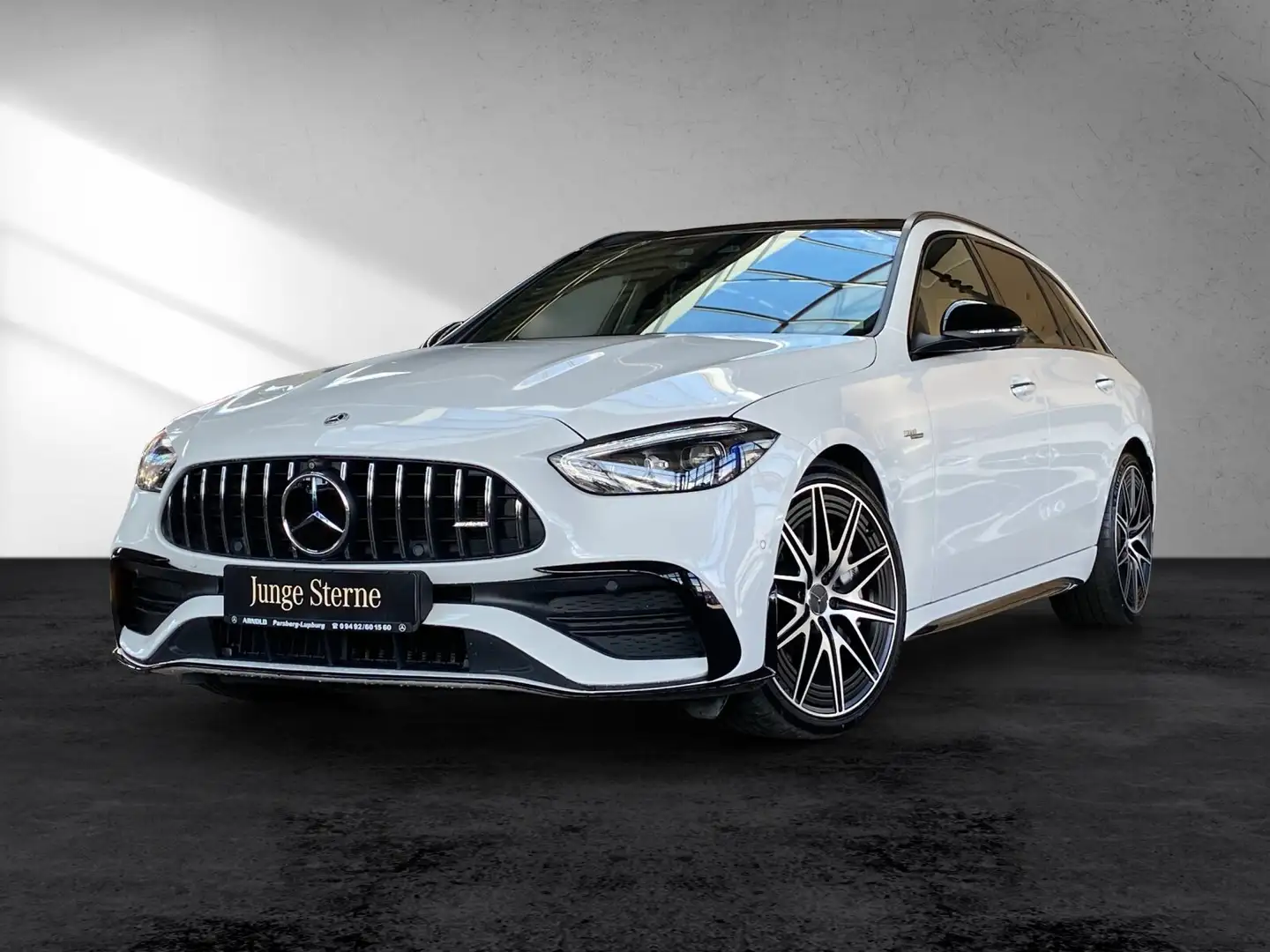 Mercedes-Benz C 43 AMG Mercedes-AMG C 43 4M T Pano HUD 360° Fahrass-P Weiß - 2