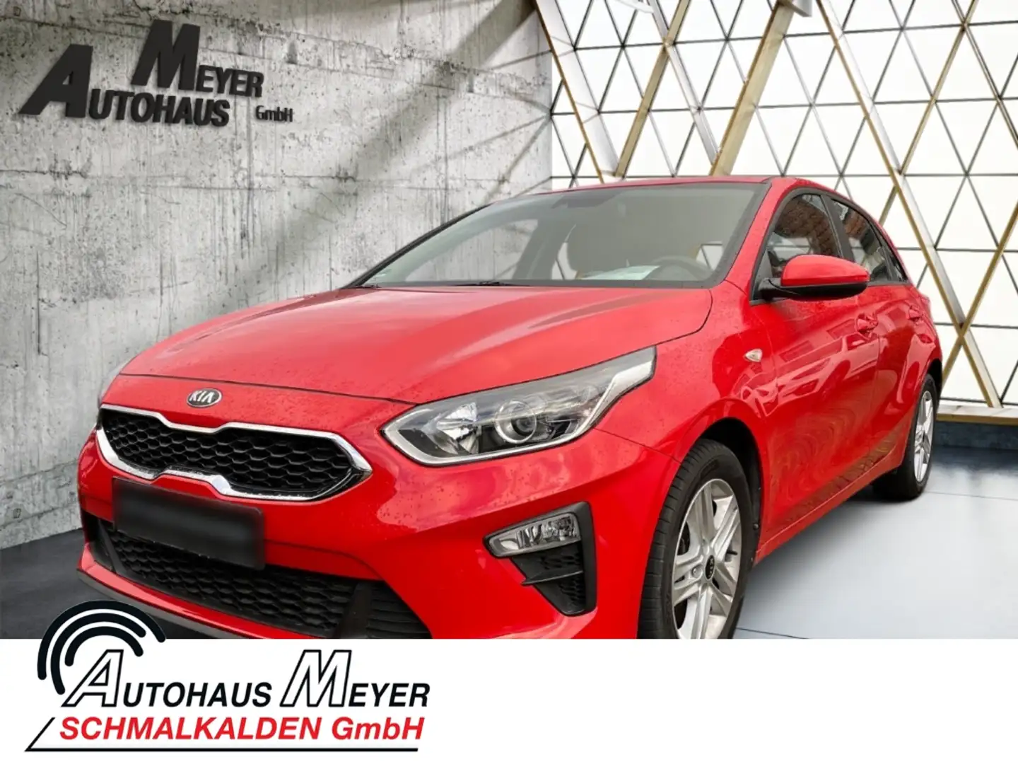 Kia Ceed / cee'd 1.0 T-GDI Sitzheizung+Klimaanlage+Einparkhilfe Rouge - 1