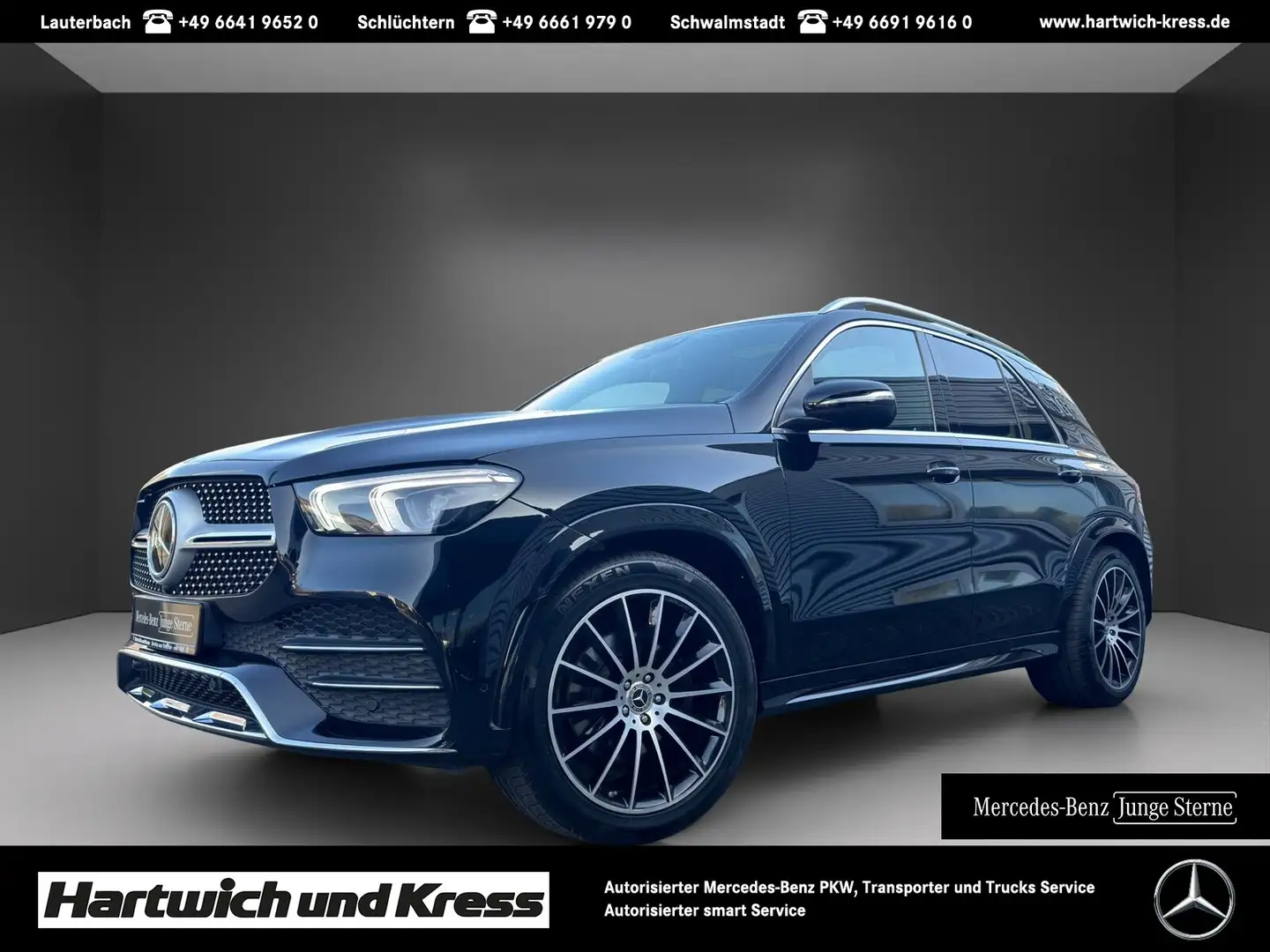 Mercedes-Benz GLE 400 GLE 400 d 4Matic AMG Line+Pano+AHK+AIRMATIC+360°+Memory+ Noir - 1
