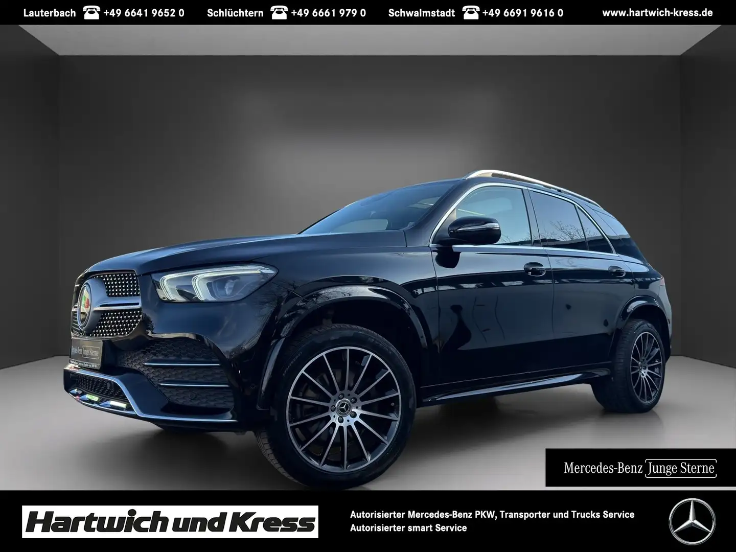 Mercedes-Benz GLE 400 GLE 400 d 4Matic AMG Line+Pano+AHK+AIRMATIC+360°+Memory+ Schwarz - 1