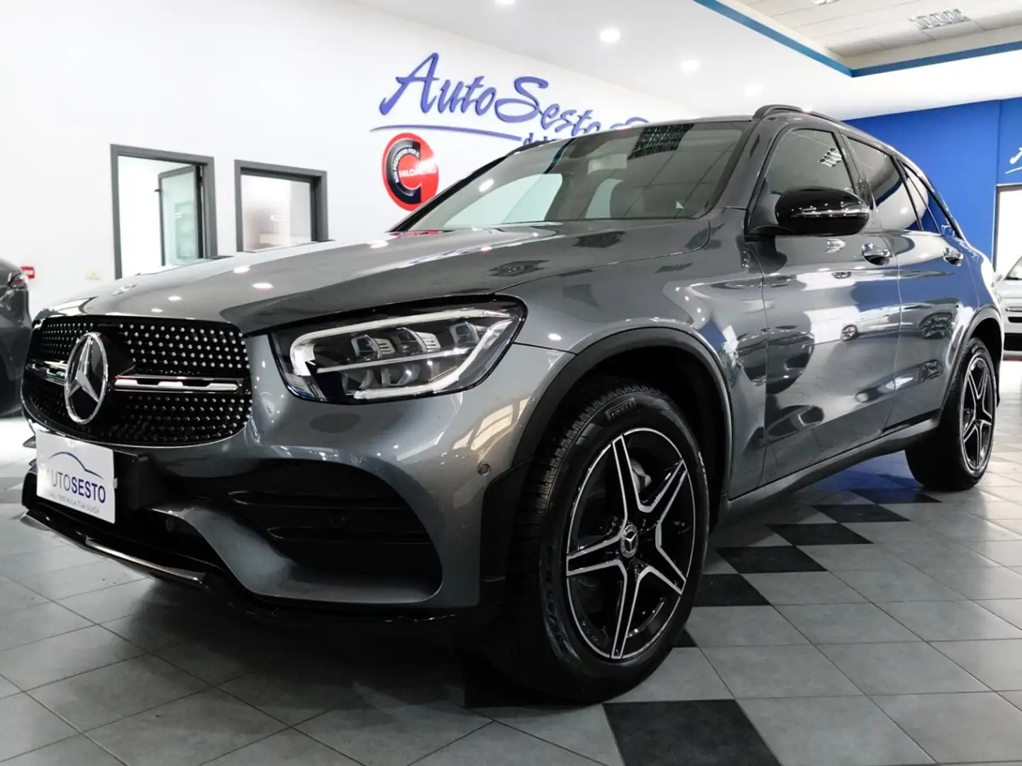Mercedes-Benz GLC 200 2.0 d 163 CV 4MATIC PREMIUM Gris - 2
