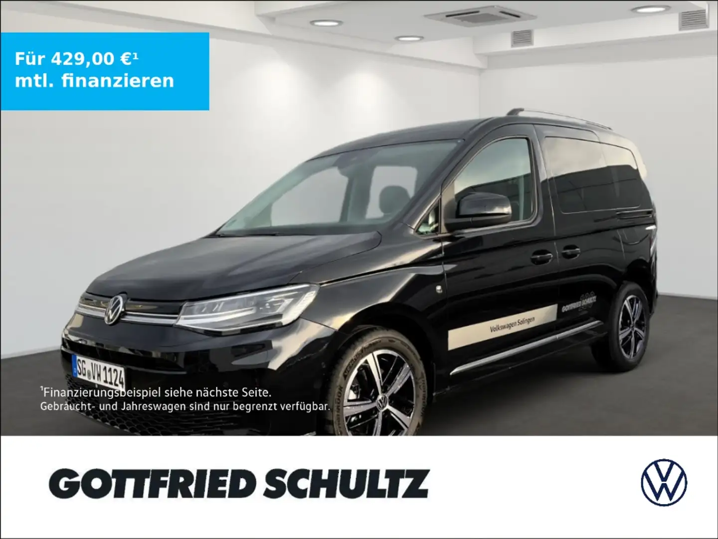 Volkswagen Caddy 5-Sitzer 1 5 l 85 kW TSI 7-Gang-DSG Radst. 2755 mm Schwarz - 1
