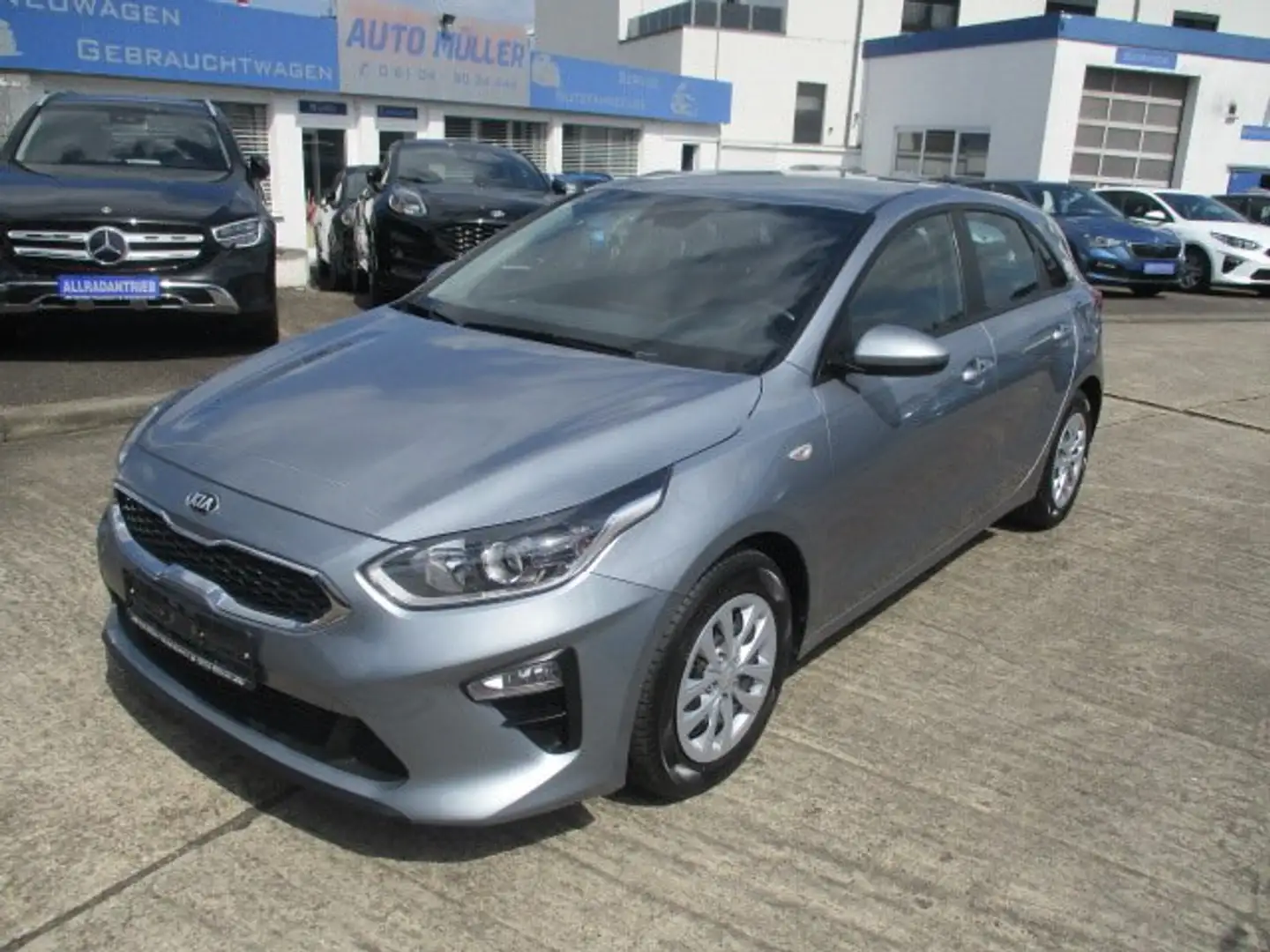 Kia Ceed / cee'd 1.0 T-GDI.100.Grüne Plakette.Klima.PDC.Wenig KM Grigio - 1