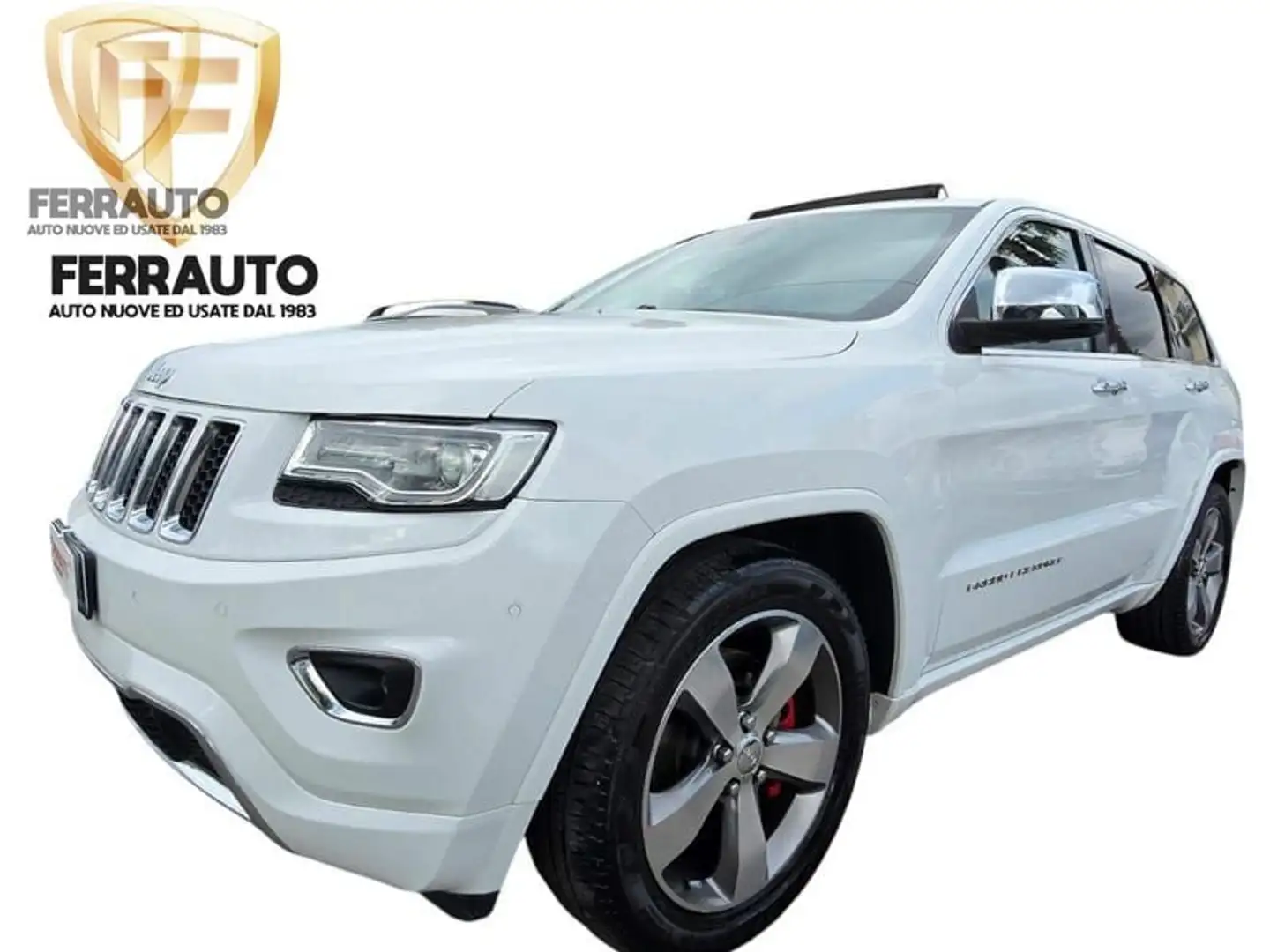 Jeep Grand Cherokee 3.0CRD V6 250CV II OVERLAND TETTO FULL ITALIANA Bianco - 1