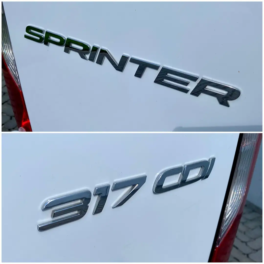 Mercedes-Benz Sprinter 317CDI L2H2 3.5T ONVALVRIJ MBUX-NAVI/360°/CC Blanc - 2