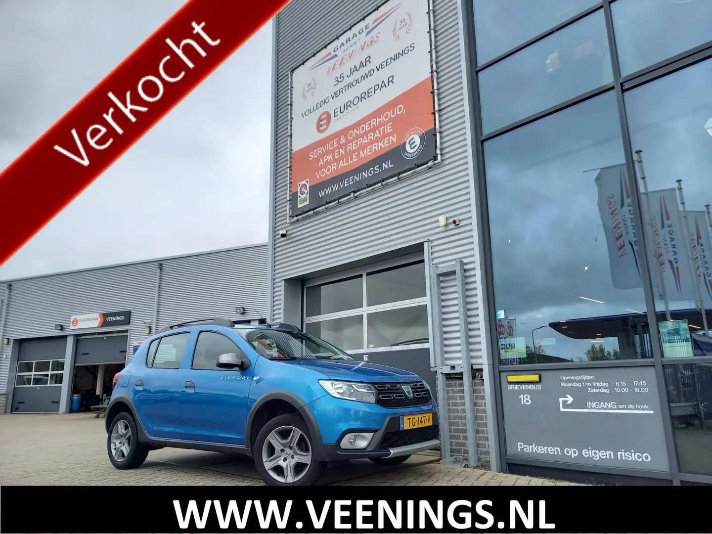 Dacia Sandero 0.9 TCe SL Stepway - 1E EIGENAAR - NL AUTO -TREKHA Bleu - 1