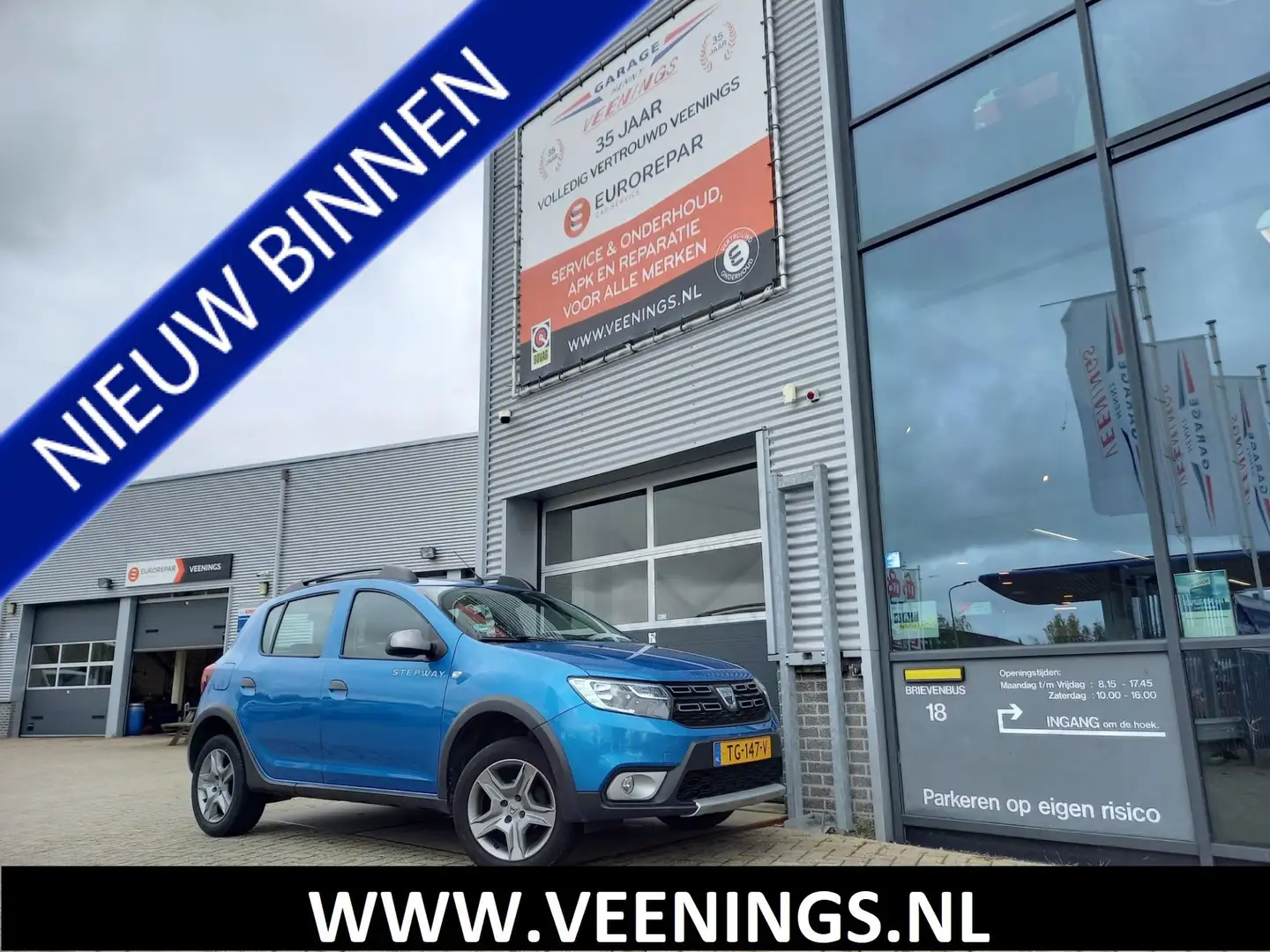 Dacia Sandero 0.9 TCe SL Stepway - 1E EIGENAAR - NL AUTO -TREKHA Blauw - 1