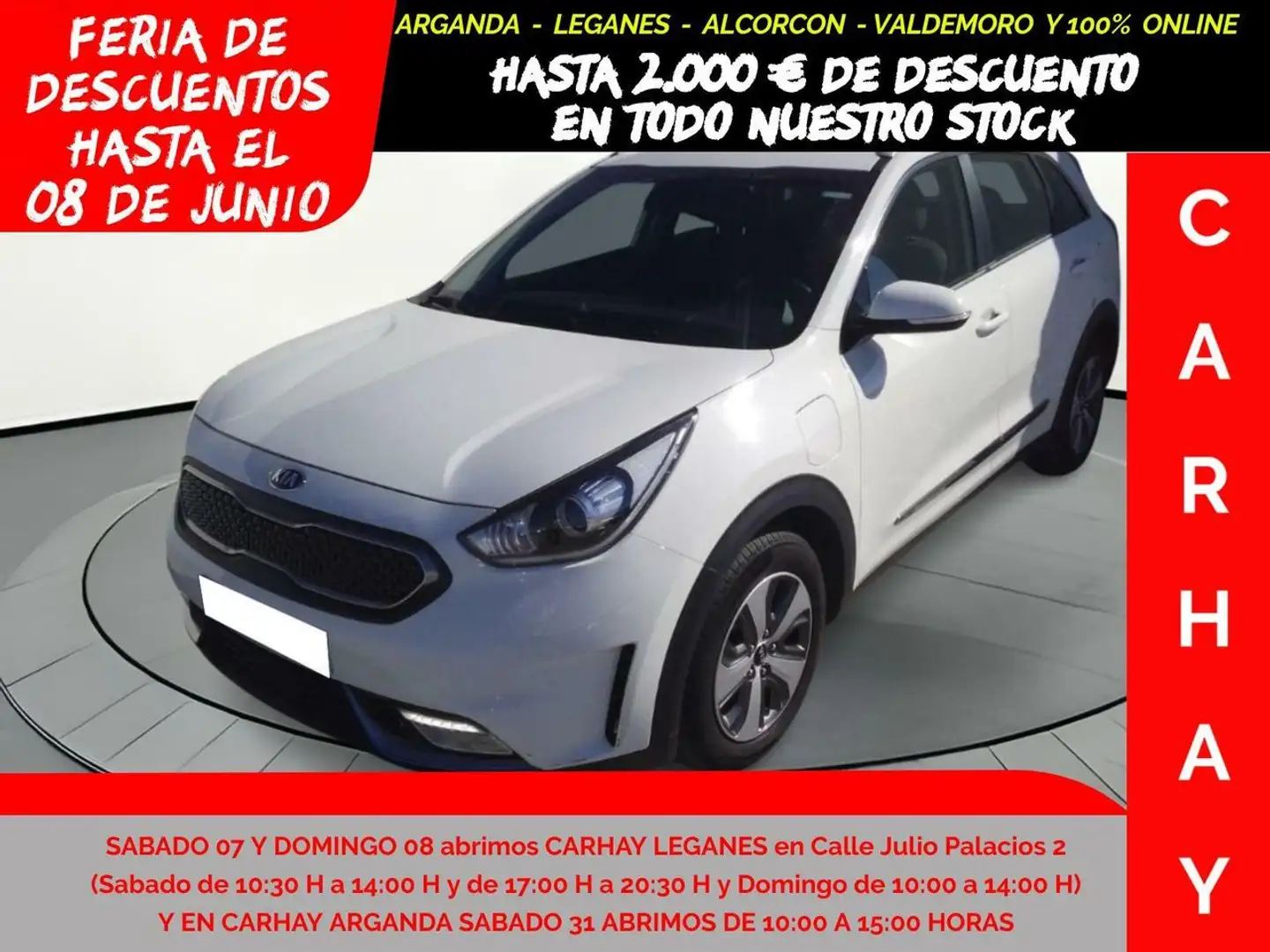 Kia Niro DRIVE PLUG-IN HYBRID 1.6 105CV AT6 E6DT Blanco - 1