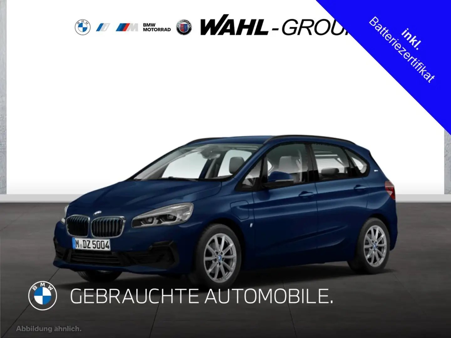 BMW 225 xe Active Tourer Advantage LED PDC SHZ Navi Sport Blau - 1
