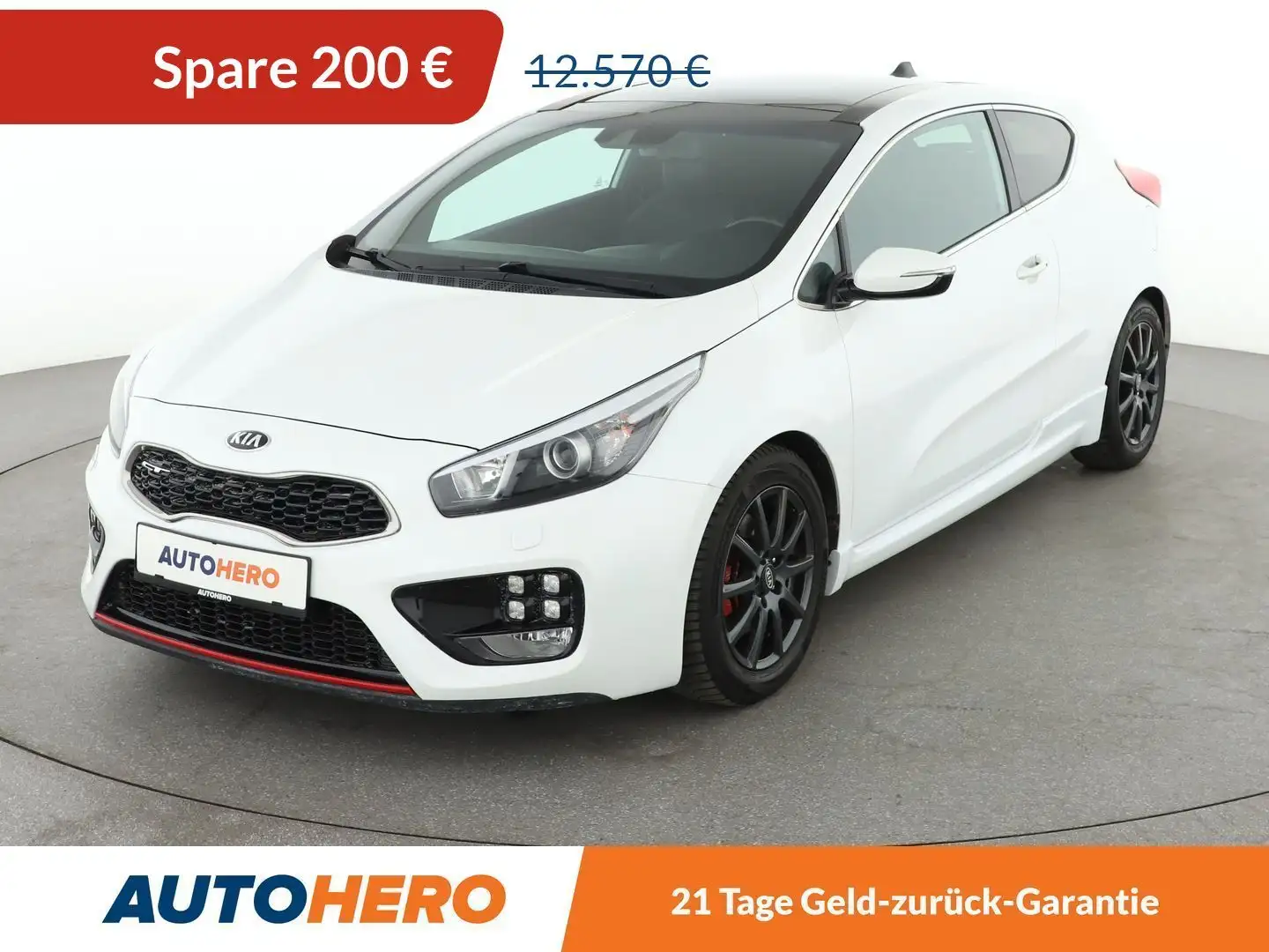 Kia ProCeed / pro_cee'd 1.6 TGDI GT-Track*NAVI*TEMPO*CAM*PDC*SHZ* Weiß - 1