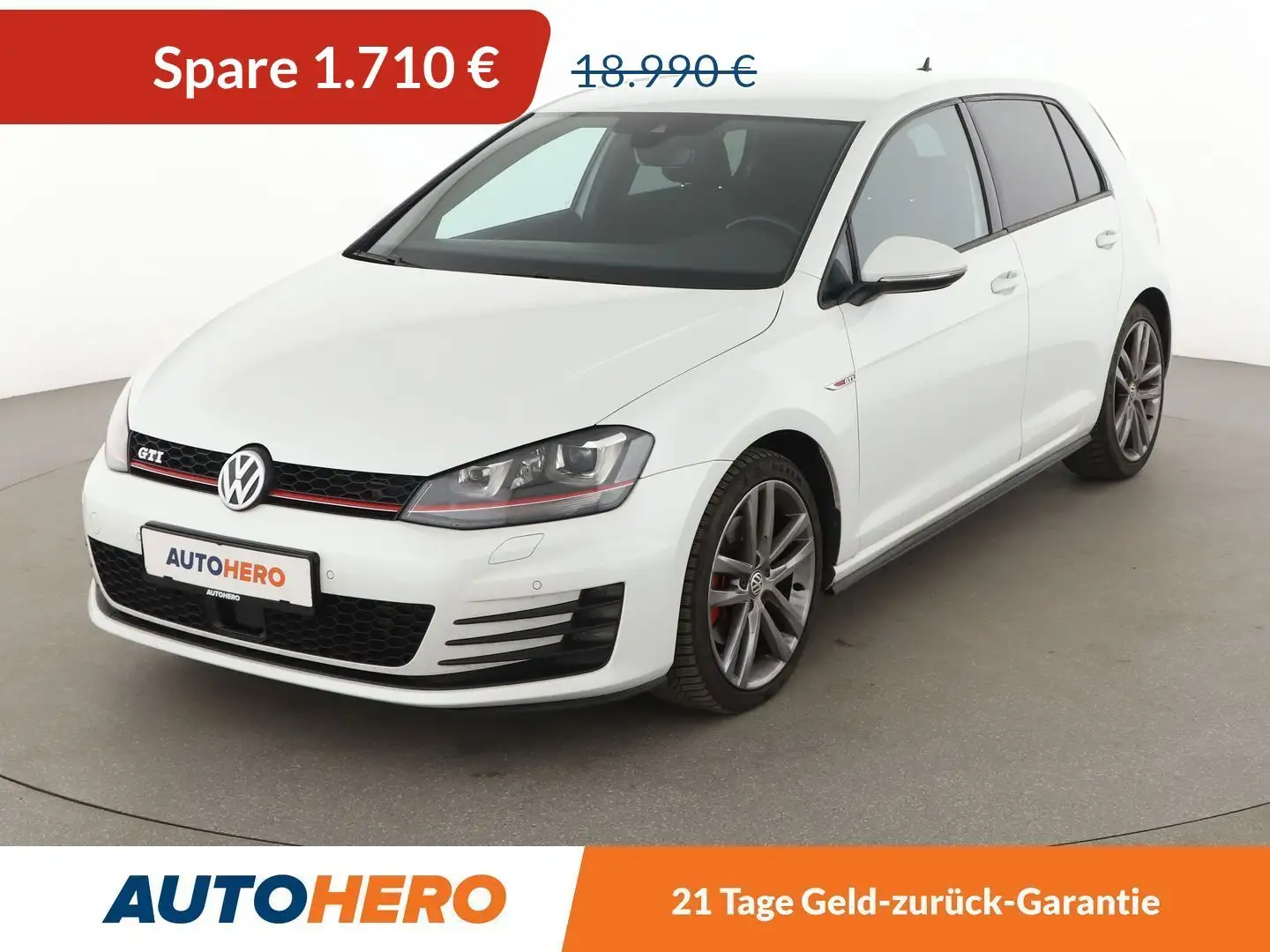 Volkswagen Golf GTI 2.0 TSI GTI BMT Aut. *BI-XENON*NAVI* Weiß - 1