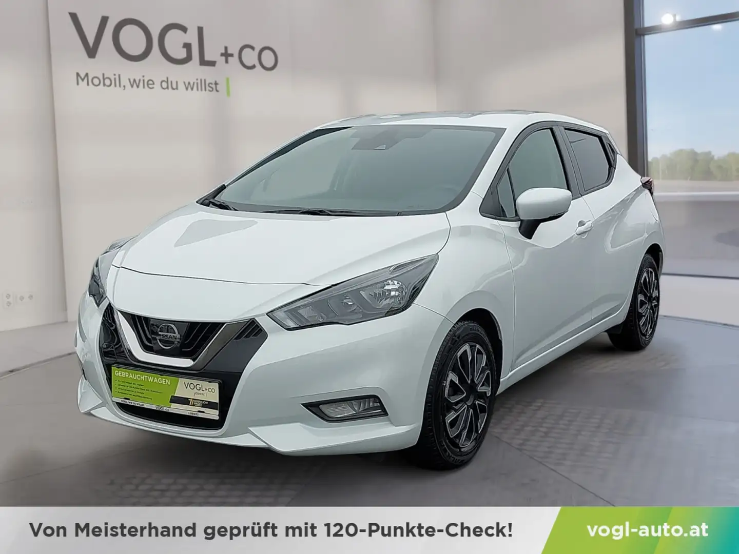 Nissan Micra 1,0 IG-T Acenta Weiß - 1