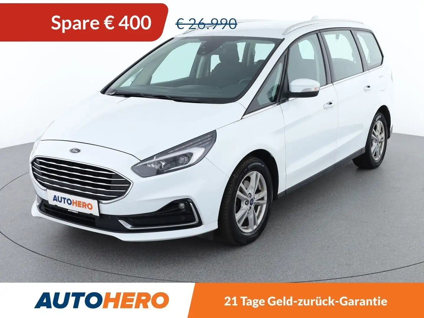 Ford Galaxy 2.0 TDCi EcoBlue Titanium Aut. *LED*SPUR*NAVI*7-SZ Weiß - 1