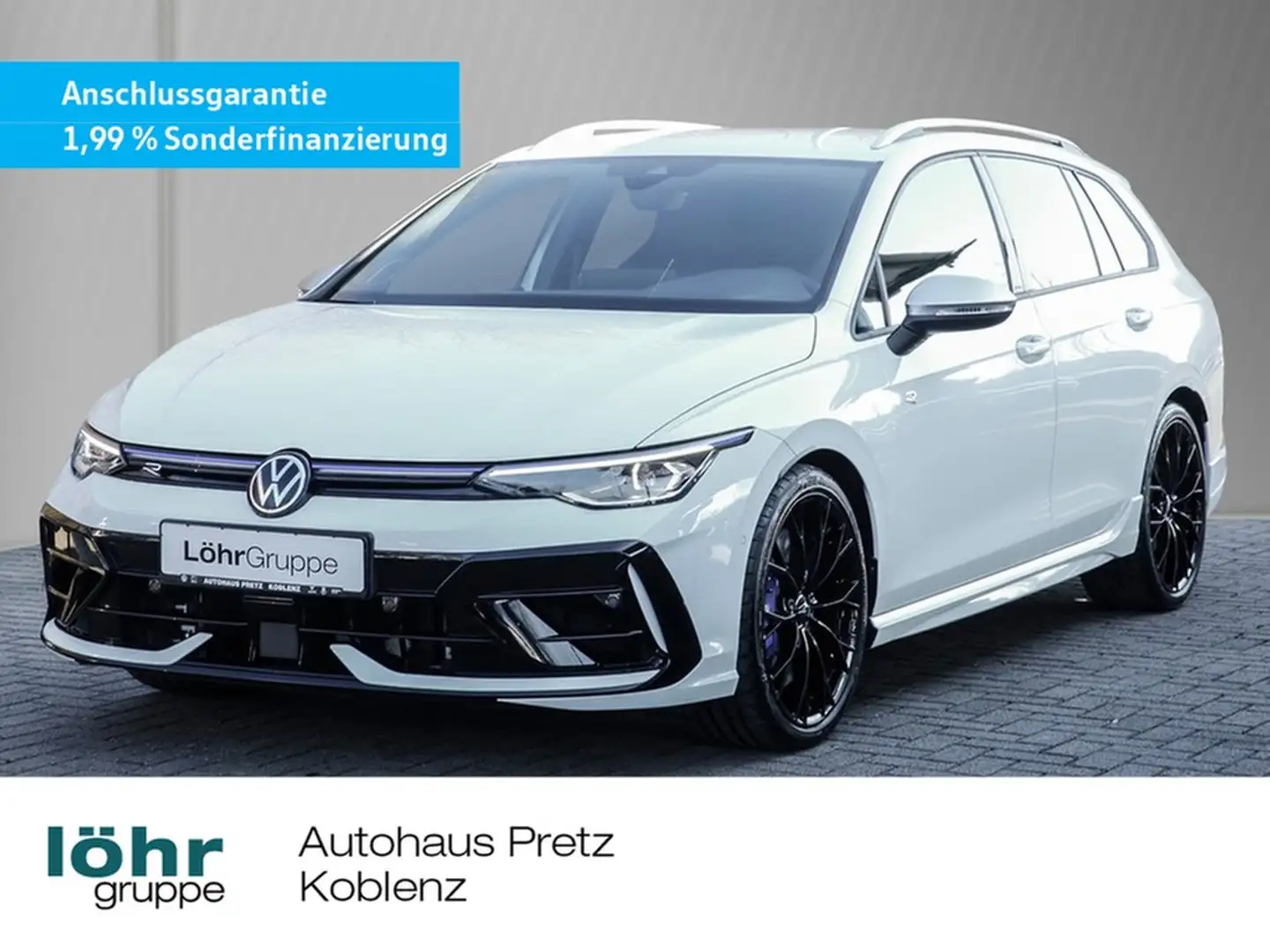 Volkswagen Golf Variant R 2.0 TSI DSG 4M Facelift "1,99%" AHK, RFK, ACC... Wit - 1