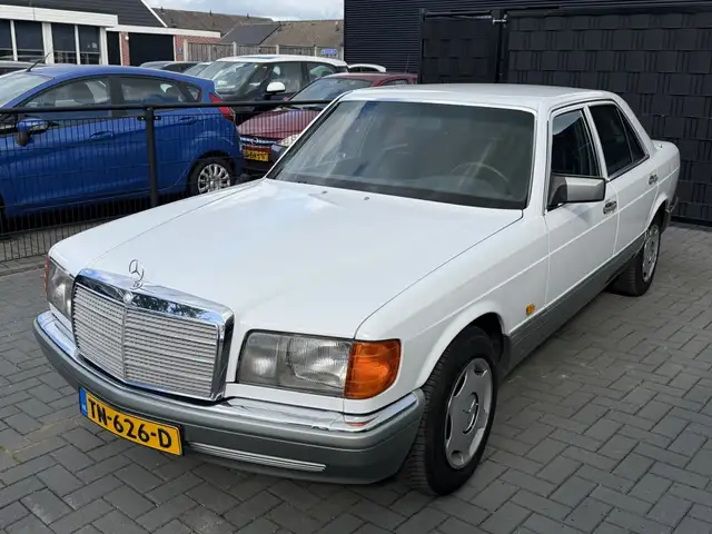 Mercedes-Benz S 300 SE| WIT| HANDBAK| UNIEK| ZEER MOOI| 1988| PLAATJE