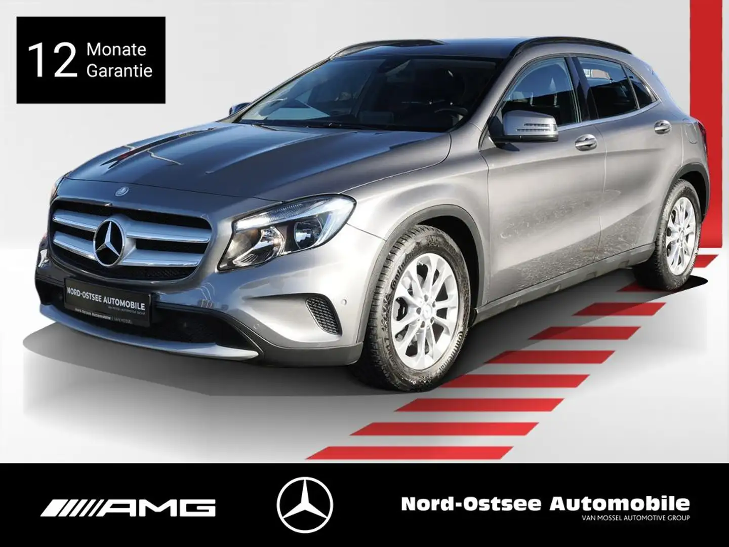 Mercedes-Benz GLA 200 d STYLE 4M AHK PDC KLIMA TEMPOMAT Grau - 1
