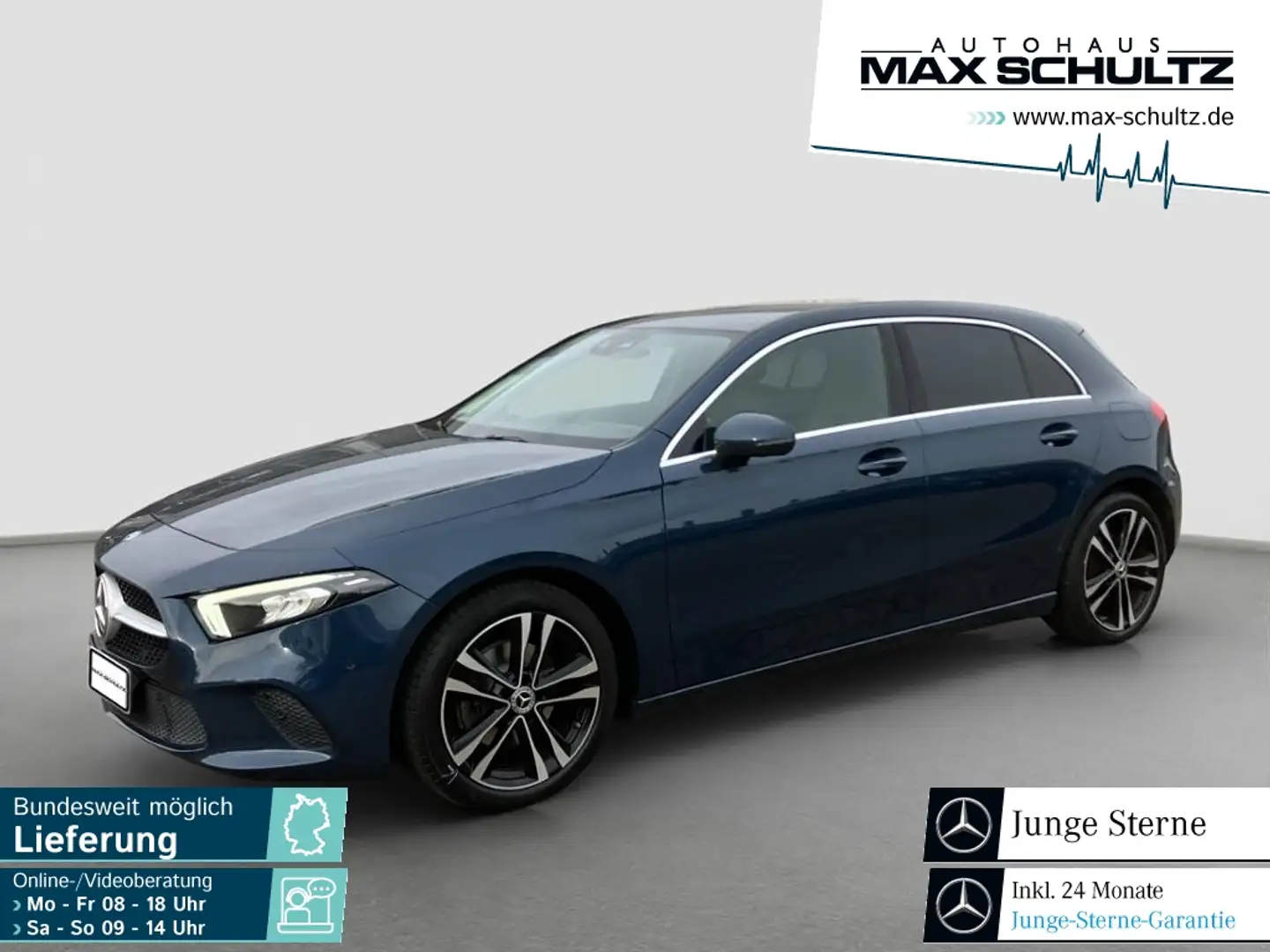 Mercedes-Benz A 200 *PROGRESSIVE*NAVI-PREMIUM*KAMERA*LED* Blau - 1