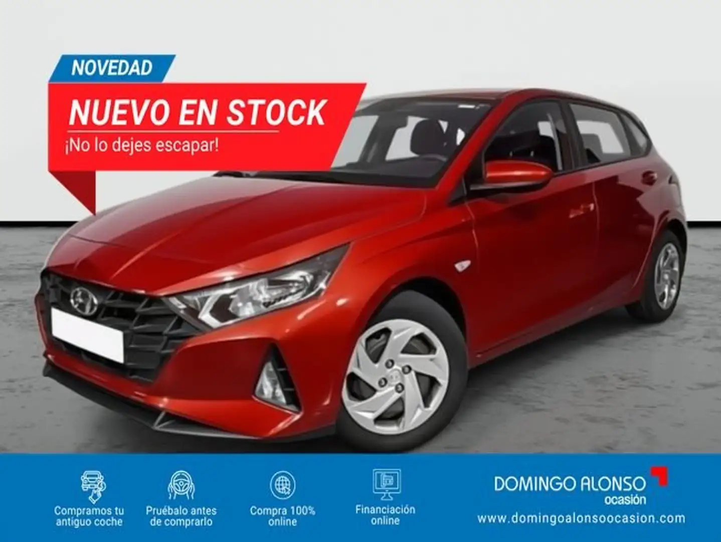 Hyundai i20 Nuevo 1.2 MPI 62 kW (84 CV) MT5 2WD Sense Rojo - 1