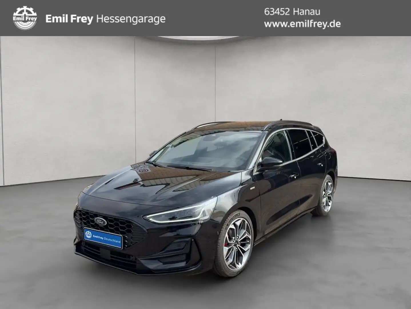 Ford Focus Turnier 1.0 EcoBoost Hybrid Aut. ST-LINE X 1 Zwart - 1