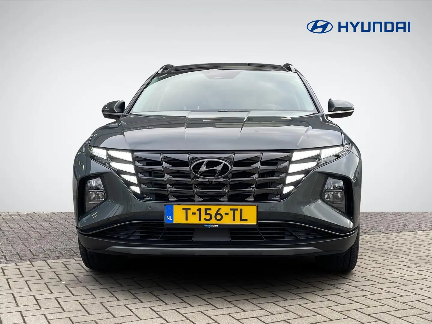 Hyundai TUCSON 1.6 T-GDI HEV Premium Sky | Panoramadak | Leder | Groen - 2