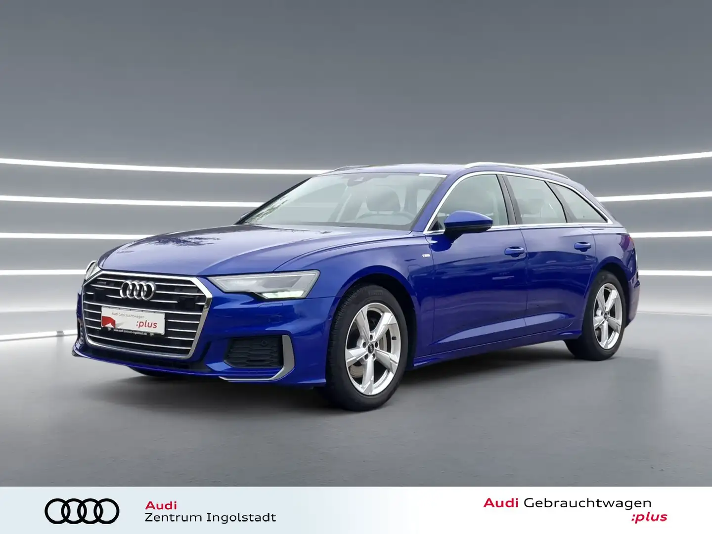 Audi A6 Avant 45 TFSI qu S line AHK ACC NAVI Sport Blau - 2