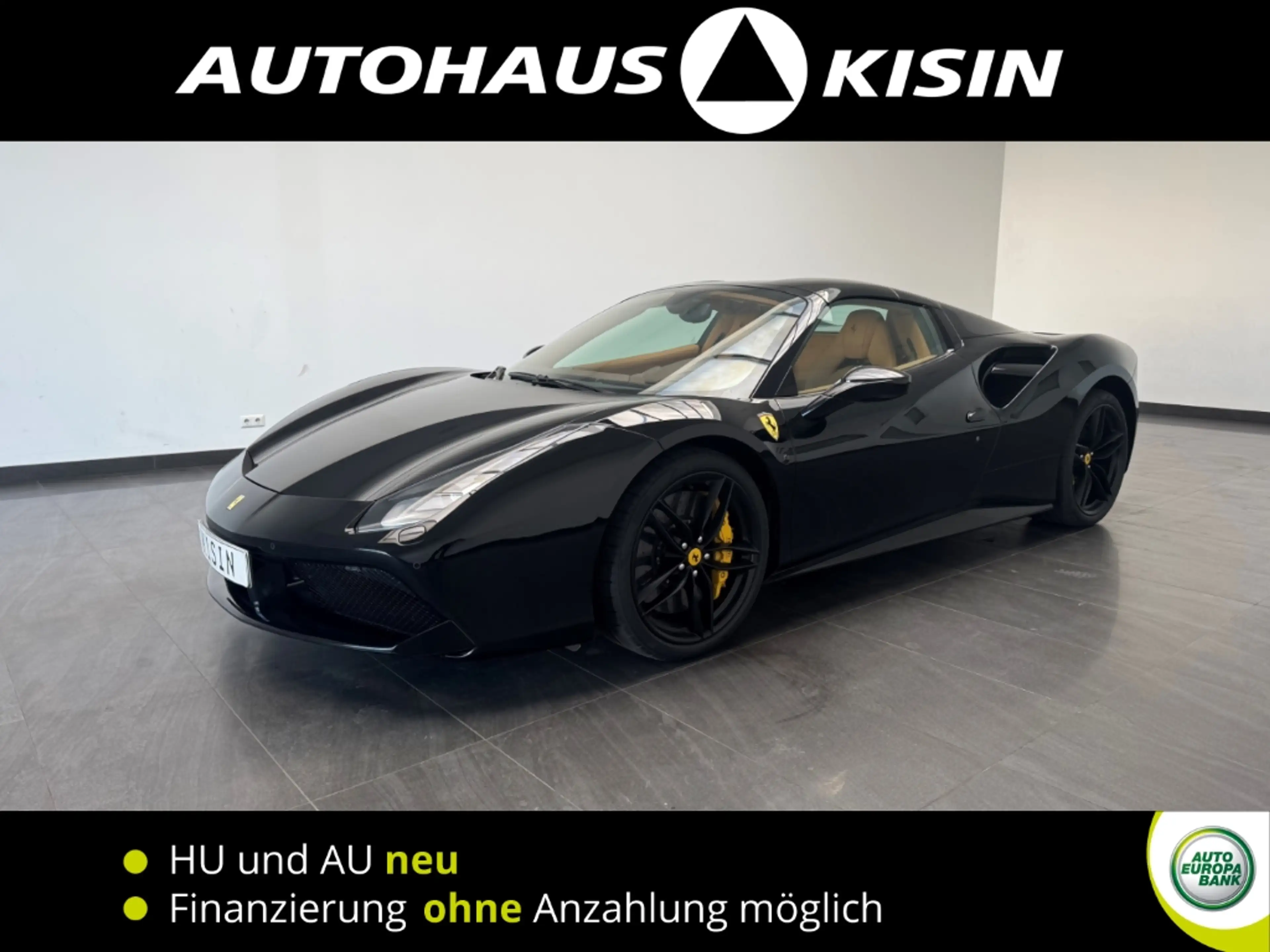 Ferrari 488 NeroDS/AFS/JBL/Kamera/RSFE